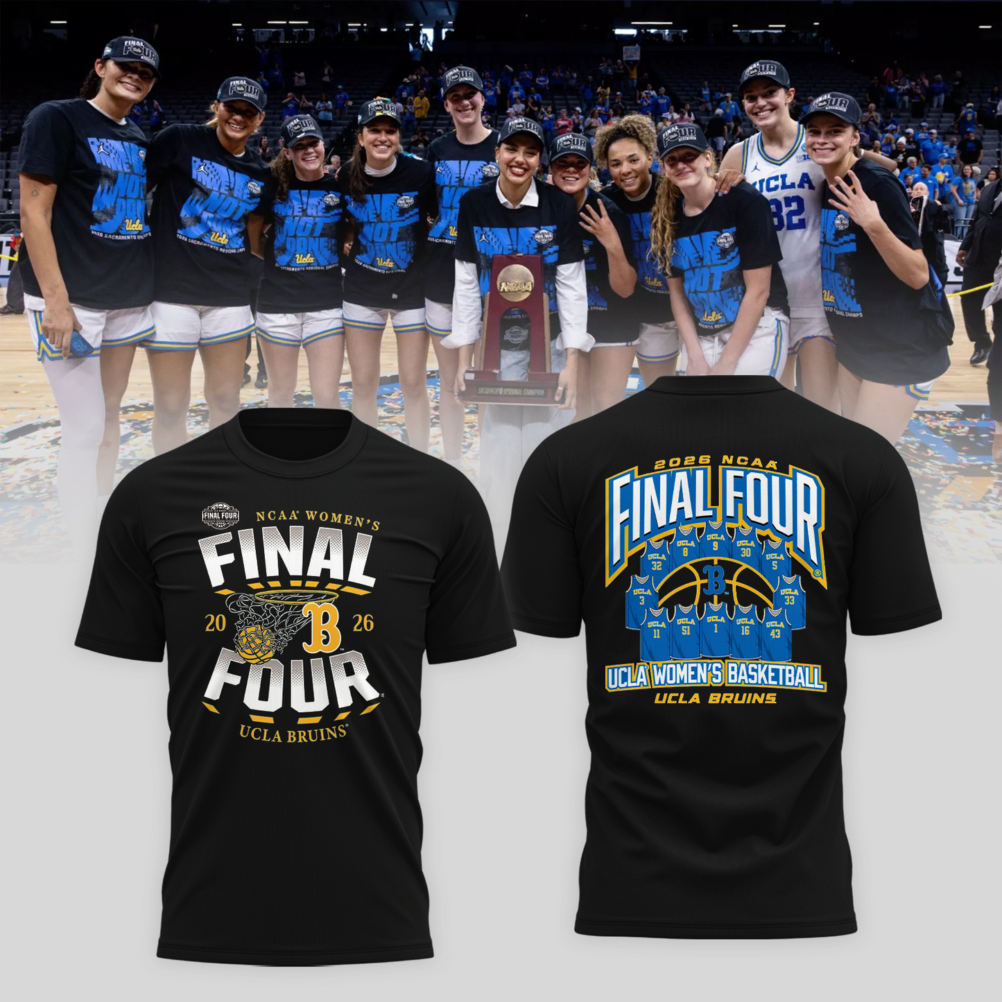 UCLA 2026 Women’s Basketball Five Four Tshirt Limited Edition