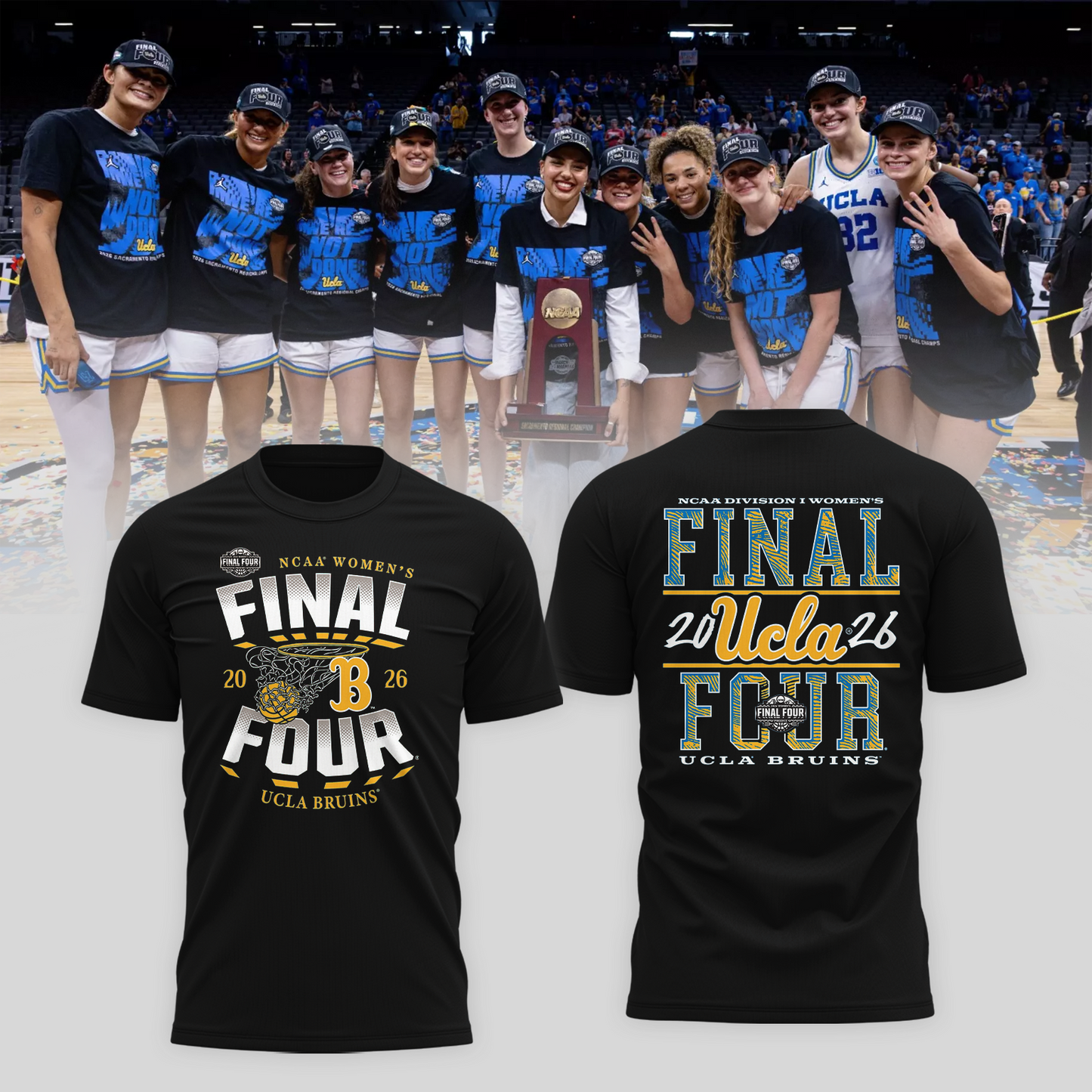 UCLA 2026 Women’s Basketball Five Four Tshirt Limited Edition