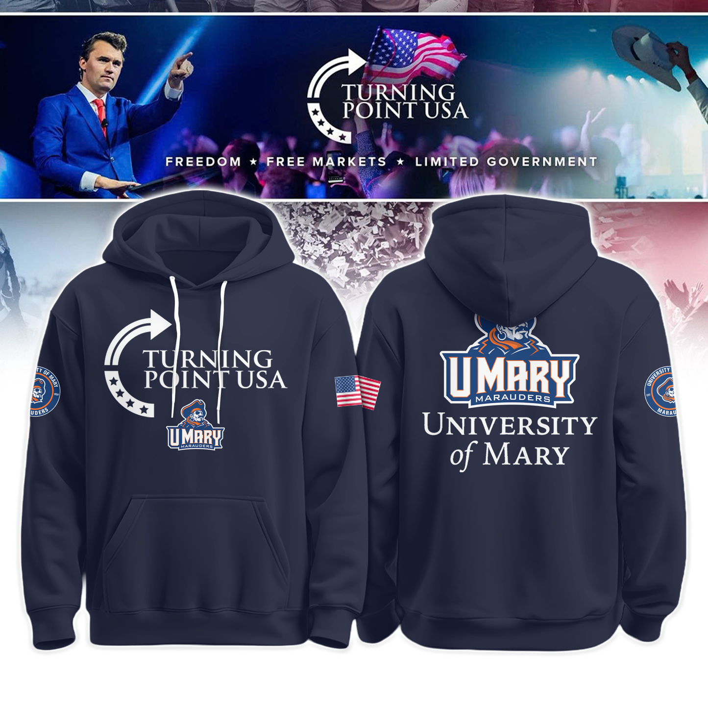 University of Mary Freedom Hoodie