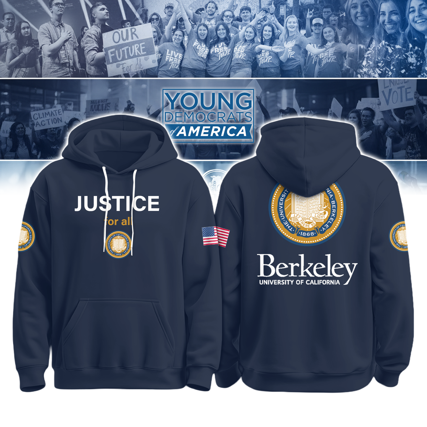 University of California Young Democrats of America Hoodie