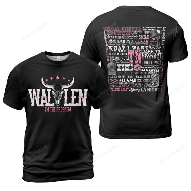 Official 2025 Wallen Tee – “I’m The Problem”