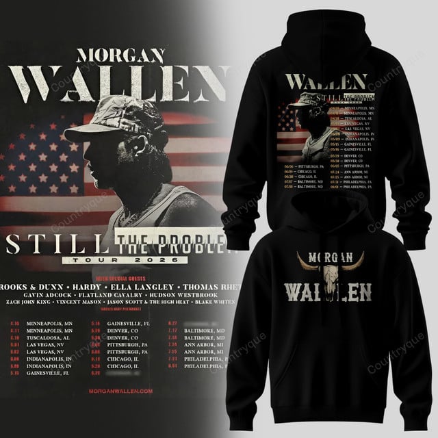 Morgan Wallen – Still The Problem Tour 2026 v1 Hoodie
