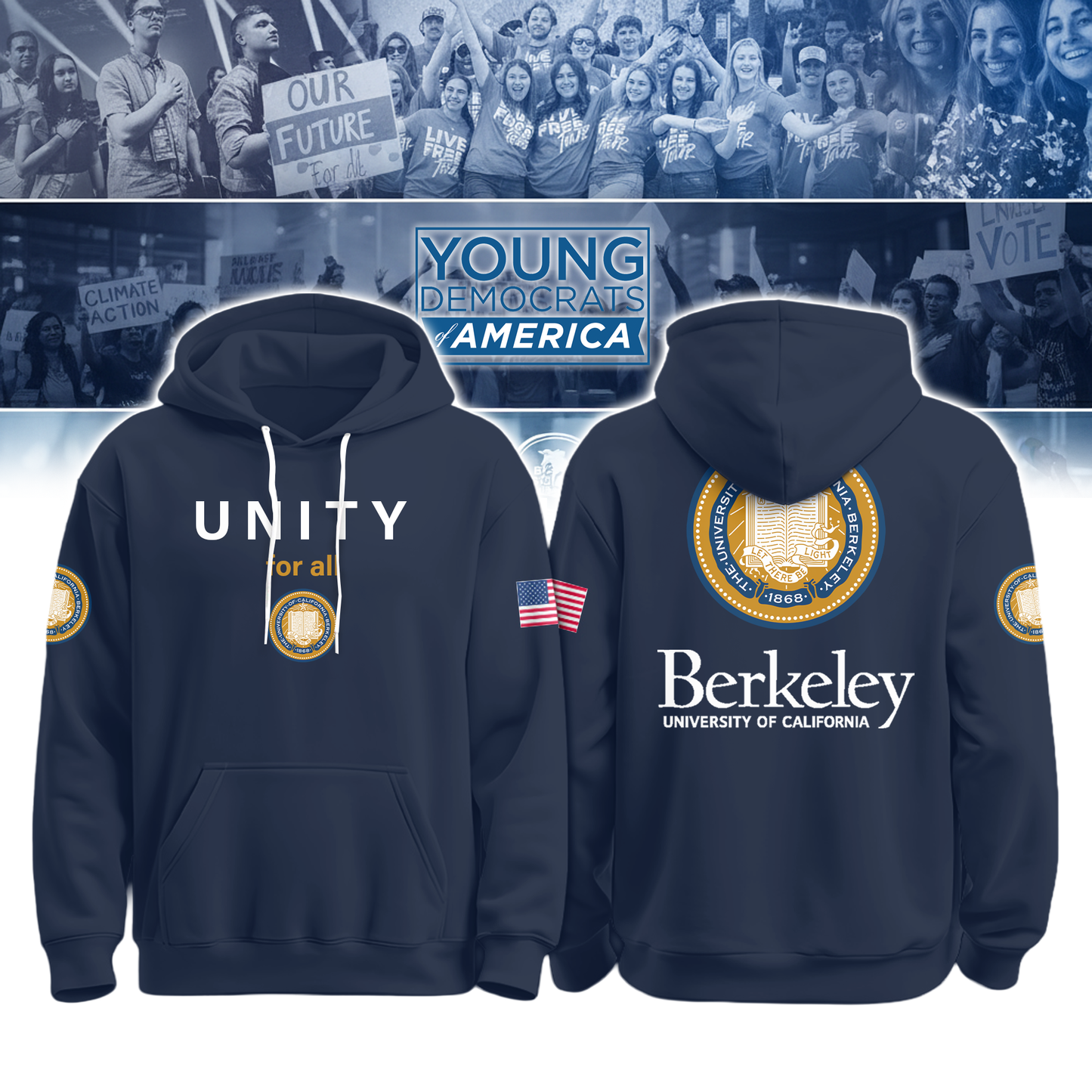 University of California Young Democrats of America Hoodie