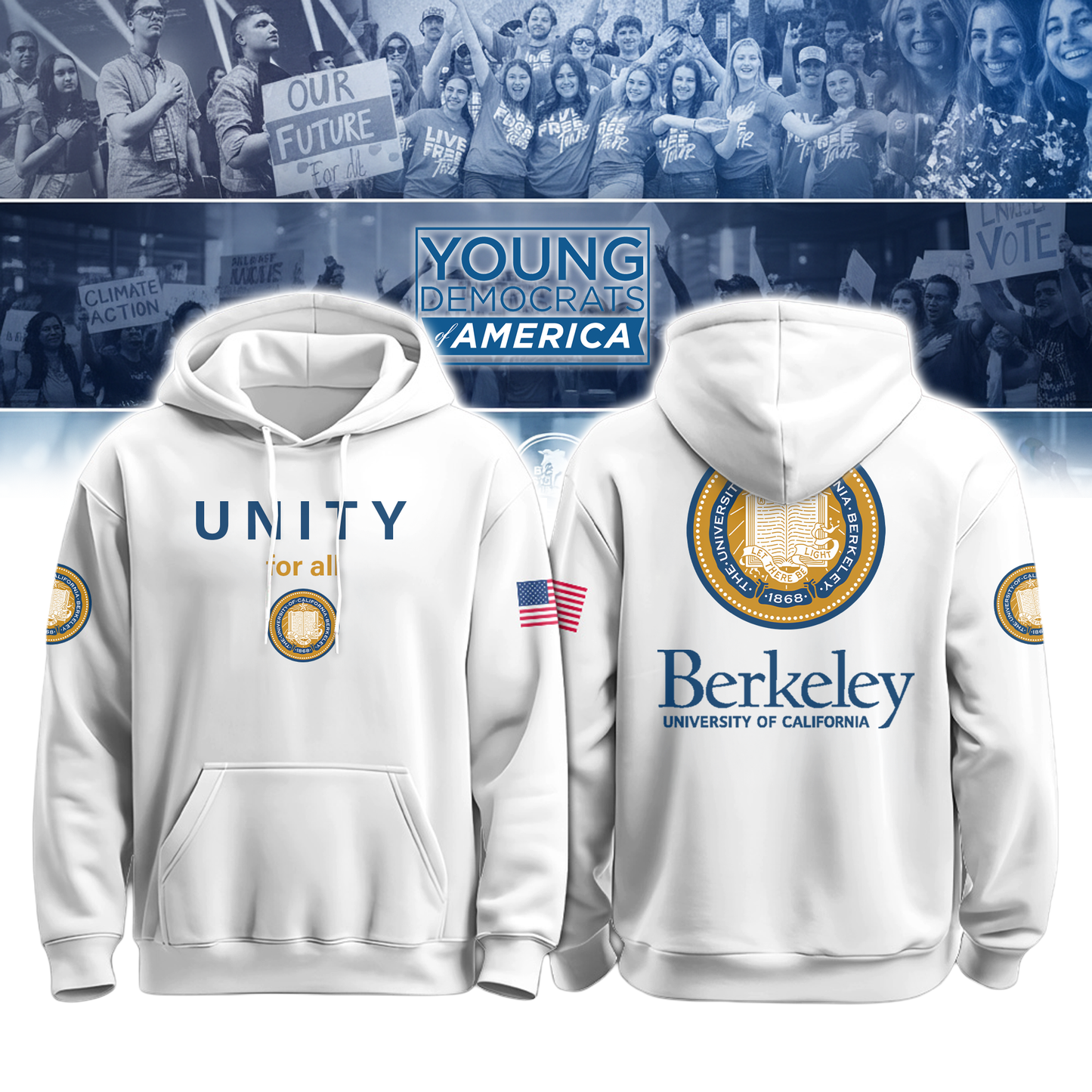 University of California Young Democrats of America Hoodie