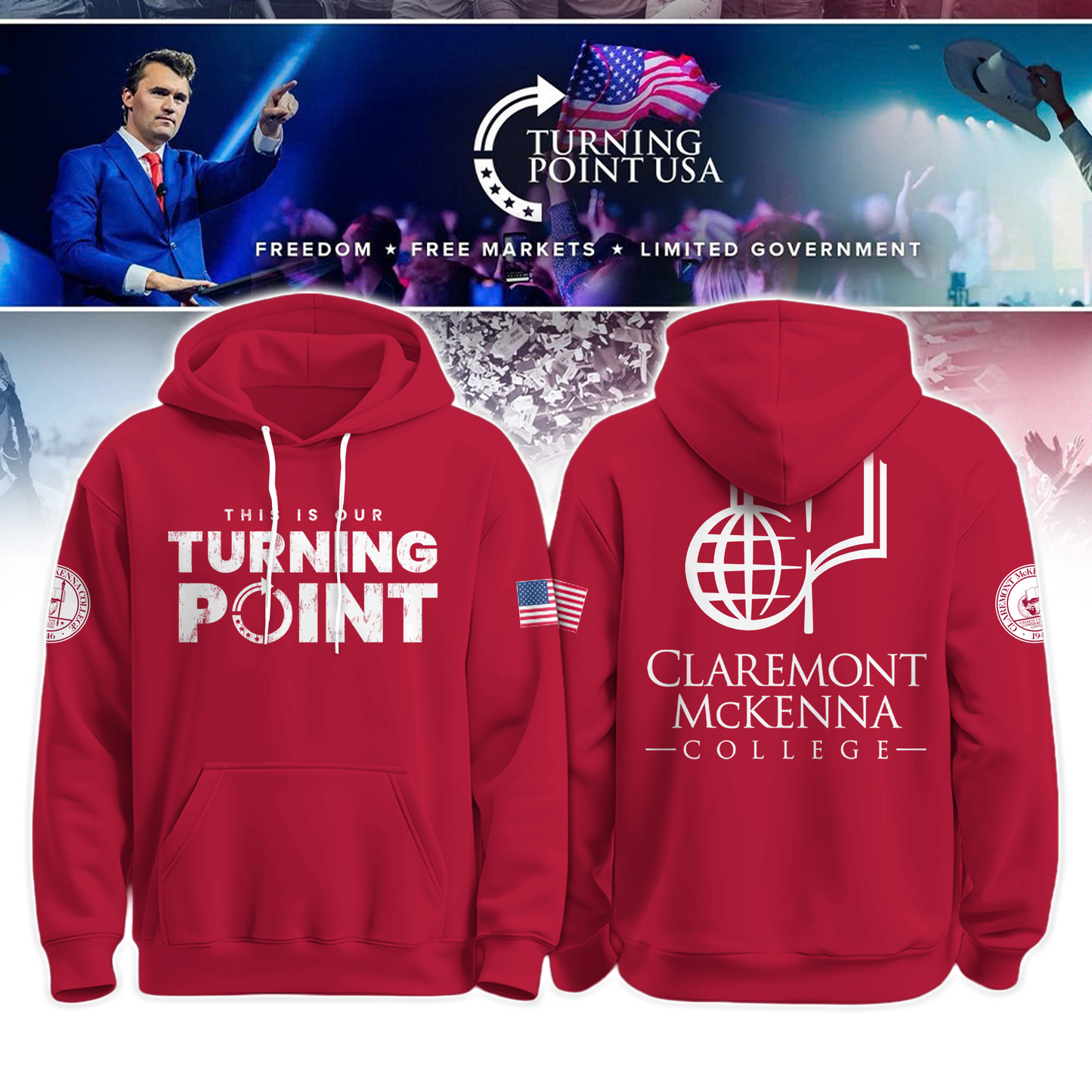 Claremont McKenna College Freedom Hoodie