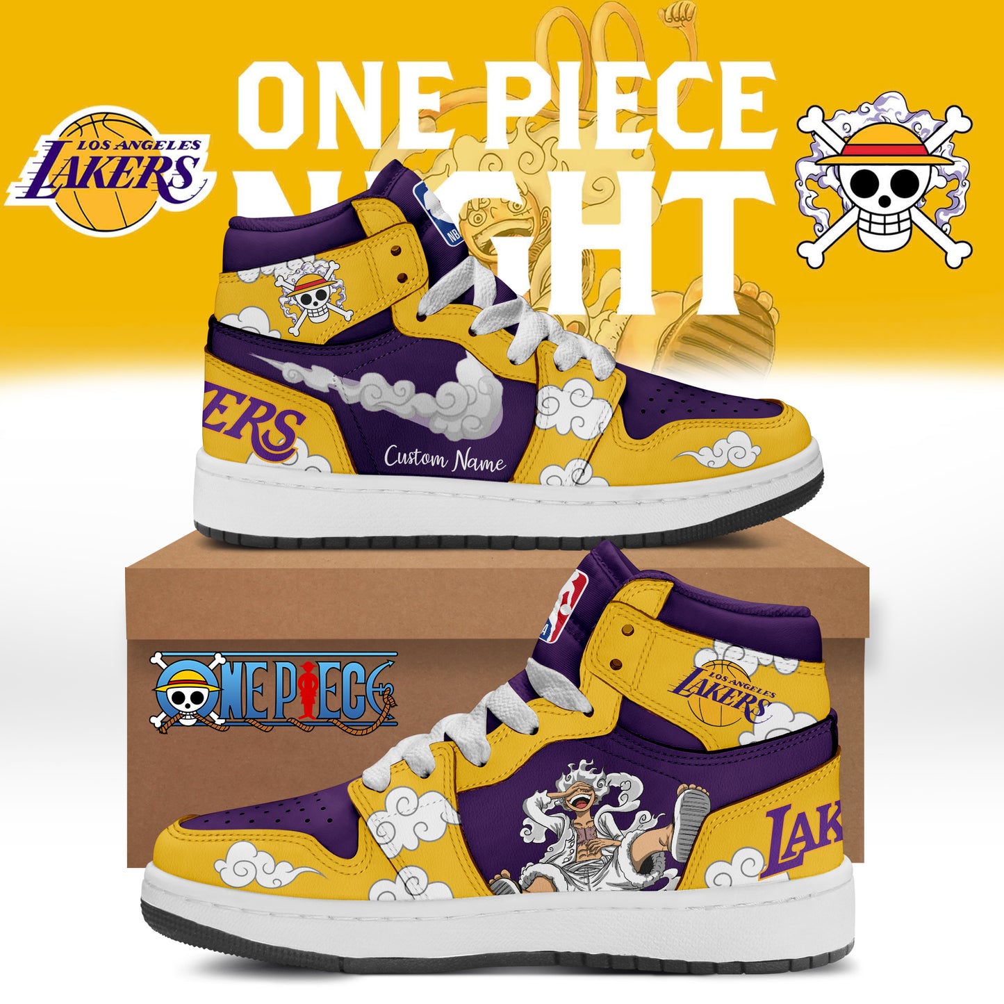 __LA Lakers OnePiece Luffy x Lakers - Limited Edition JD1