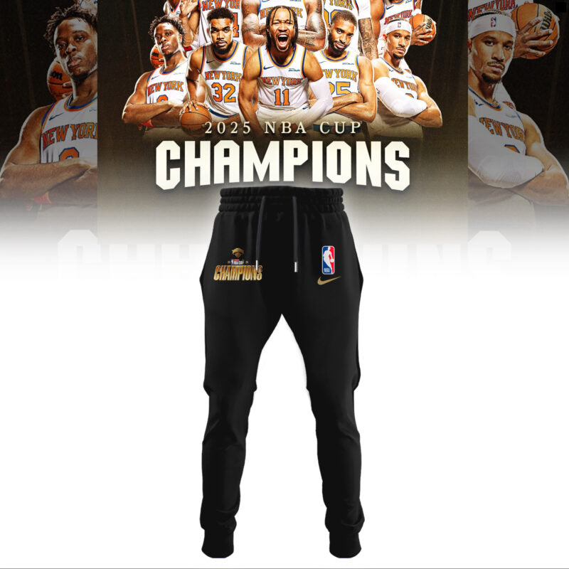 New York Knicks 2025 Cup Champions Hoodie Limited Edition