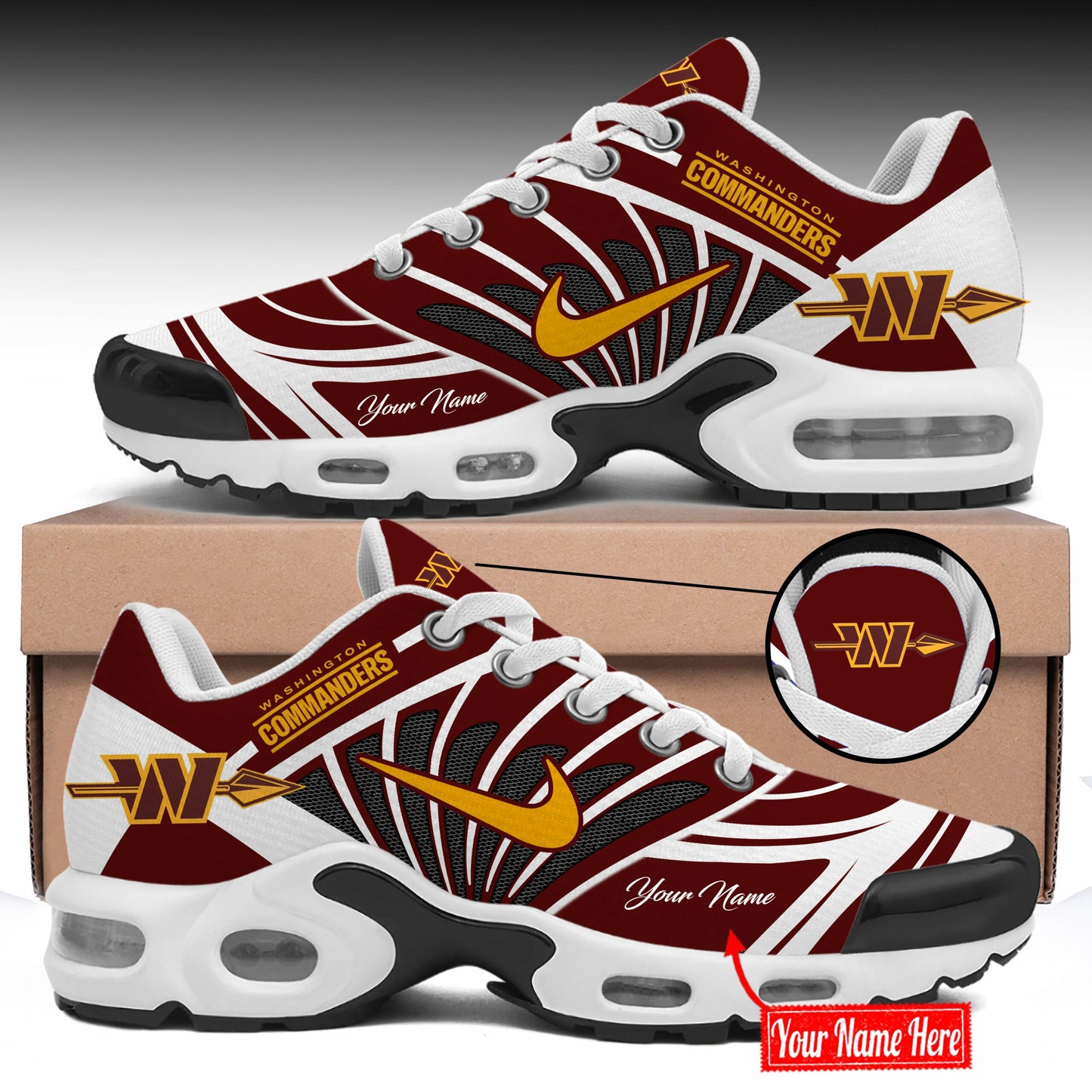 Limited Edition W.Commanders Franchise Focus Club New Shoes