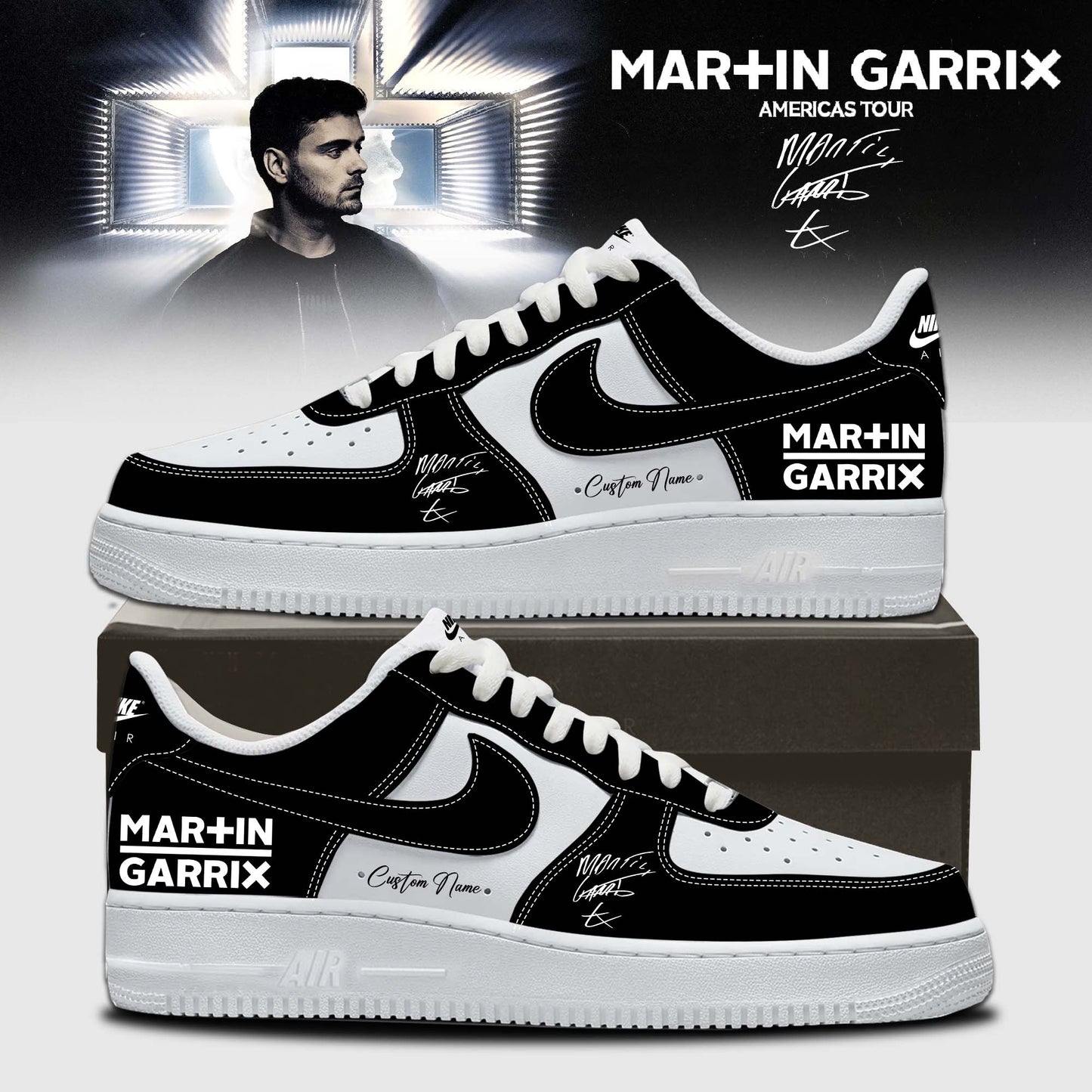Martin Garrix AMERICAS TOUR signed Shoes 2
