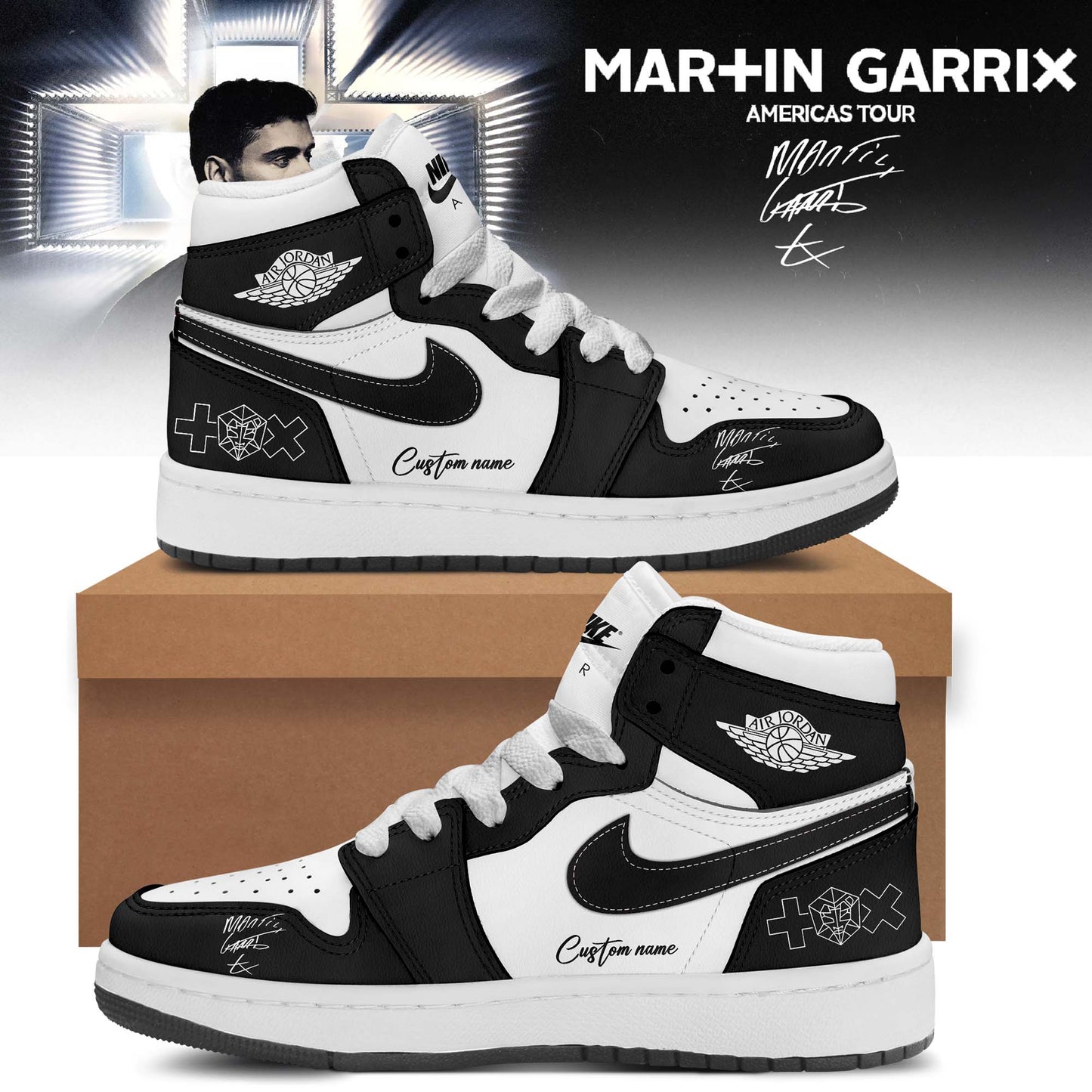Martin Garrix AMERICAS TOUR signed Shoes 3