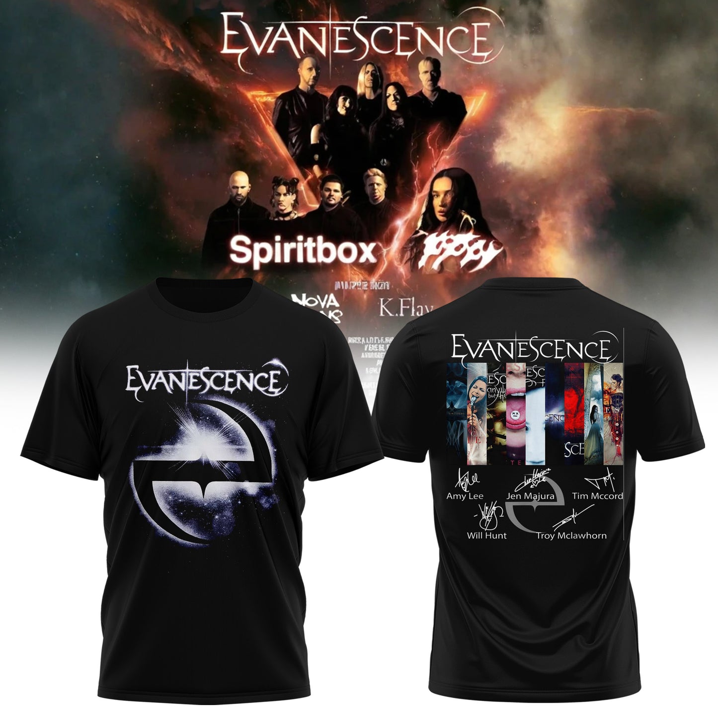 EVANESCENCE US & UK 2026 WORLD TOUR Collection