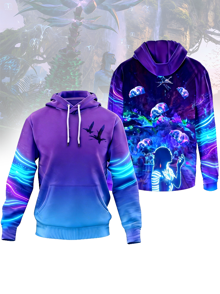 Underwater Fluorescent Bio Printed Unisex