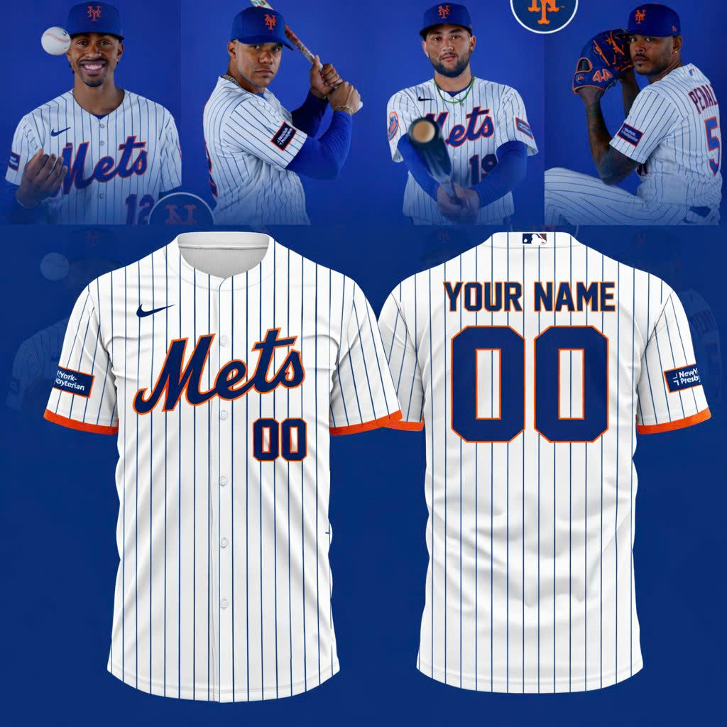 Mets Empire Pinstripe Baseball Jersey