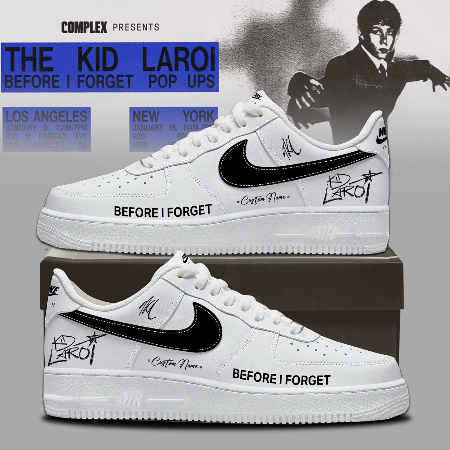 BEFORE I FORGET” New Merch Shoes
