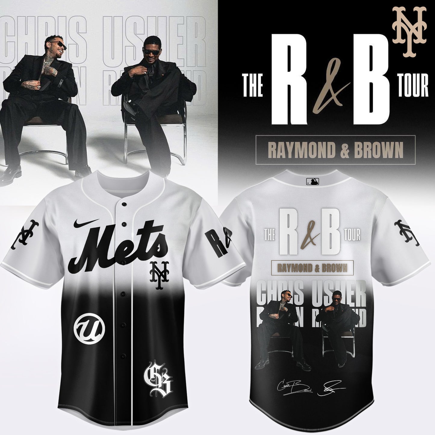 .BASEBALL x Raymond & Brown the R&B Tour Jersey 5