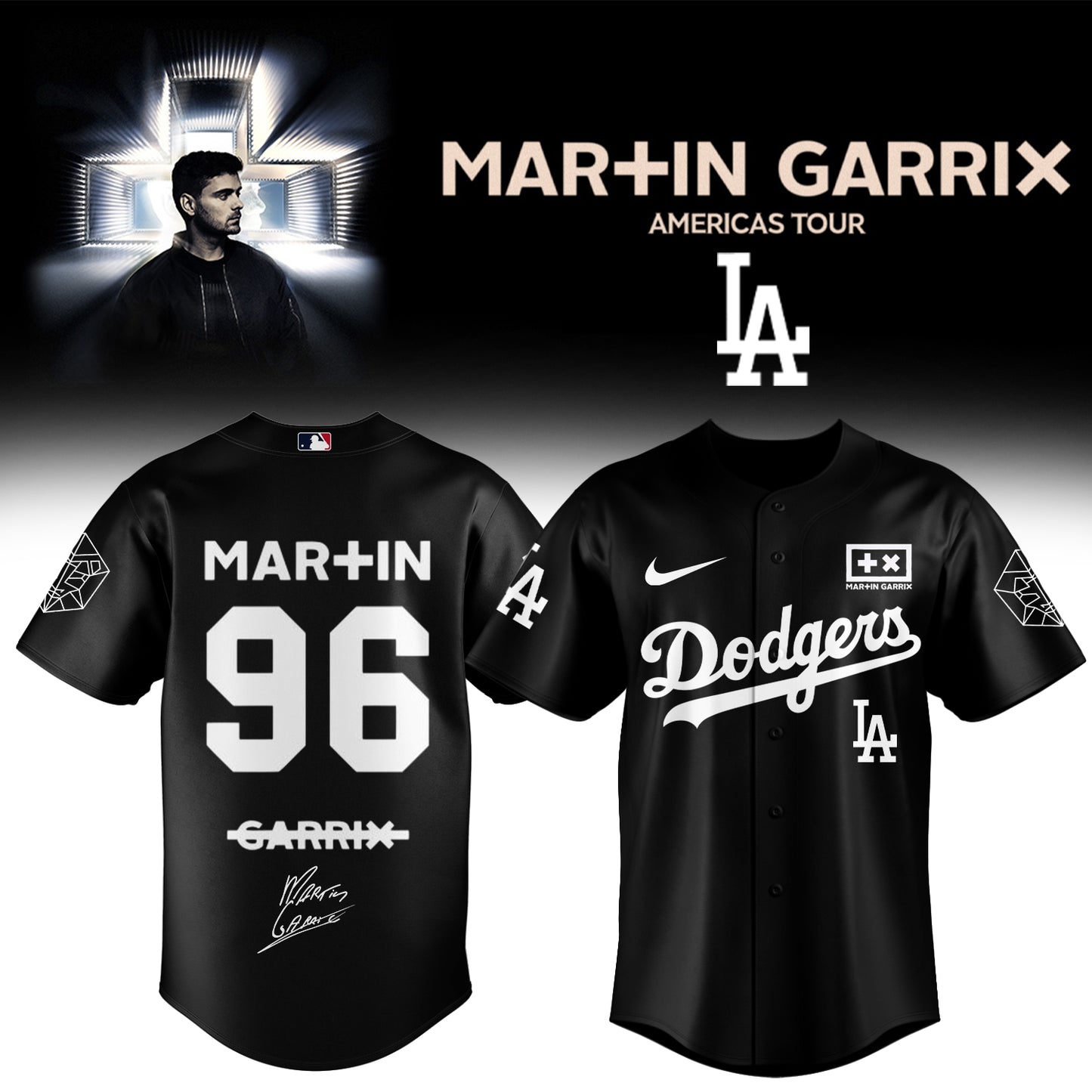 .BASEBALL ALL TEAMS x Martin Garrix AMERICAS TOUR Jersey2