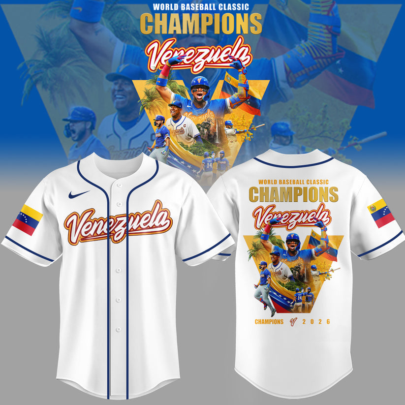 Venezuela 2026 World Baseball Classic Champions Limited Edition Jersey