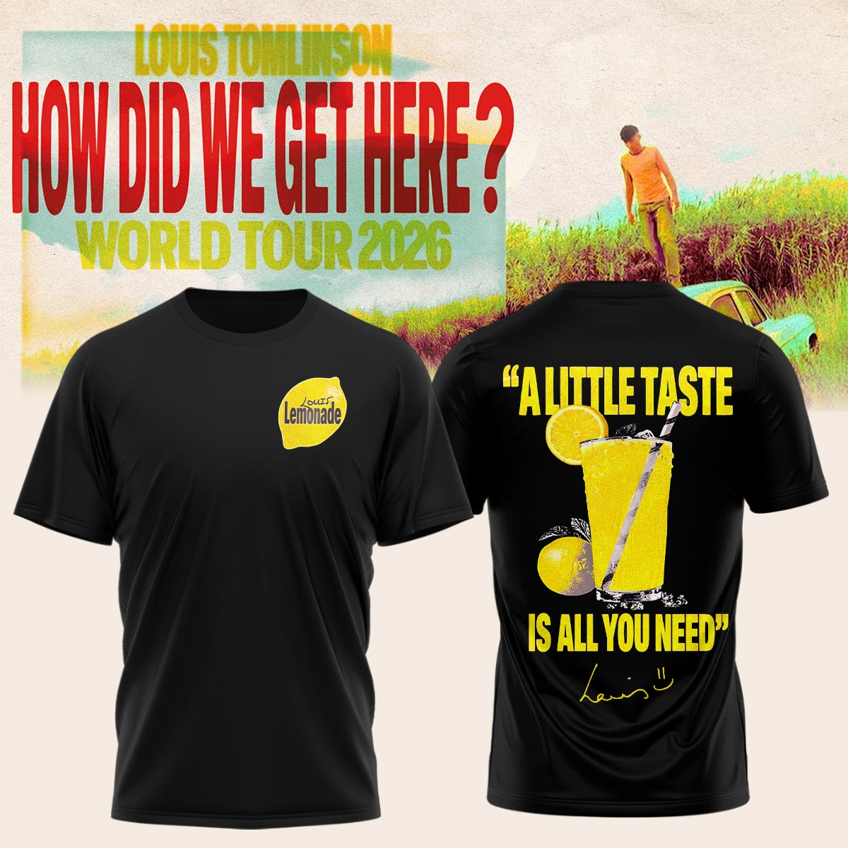 LOUIS How Did We Get Here? Tour Shirt