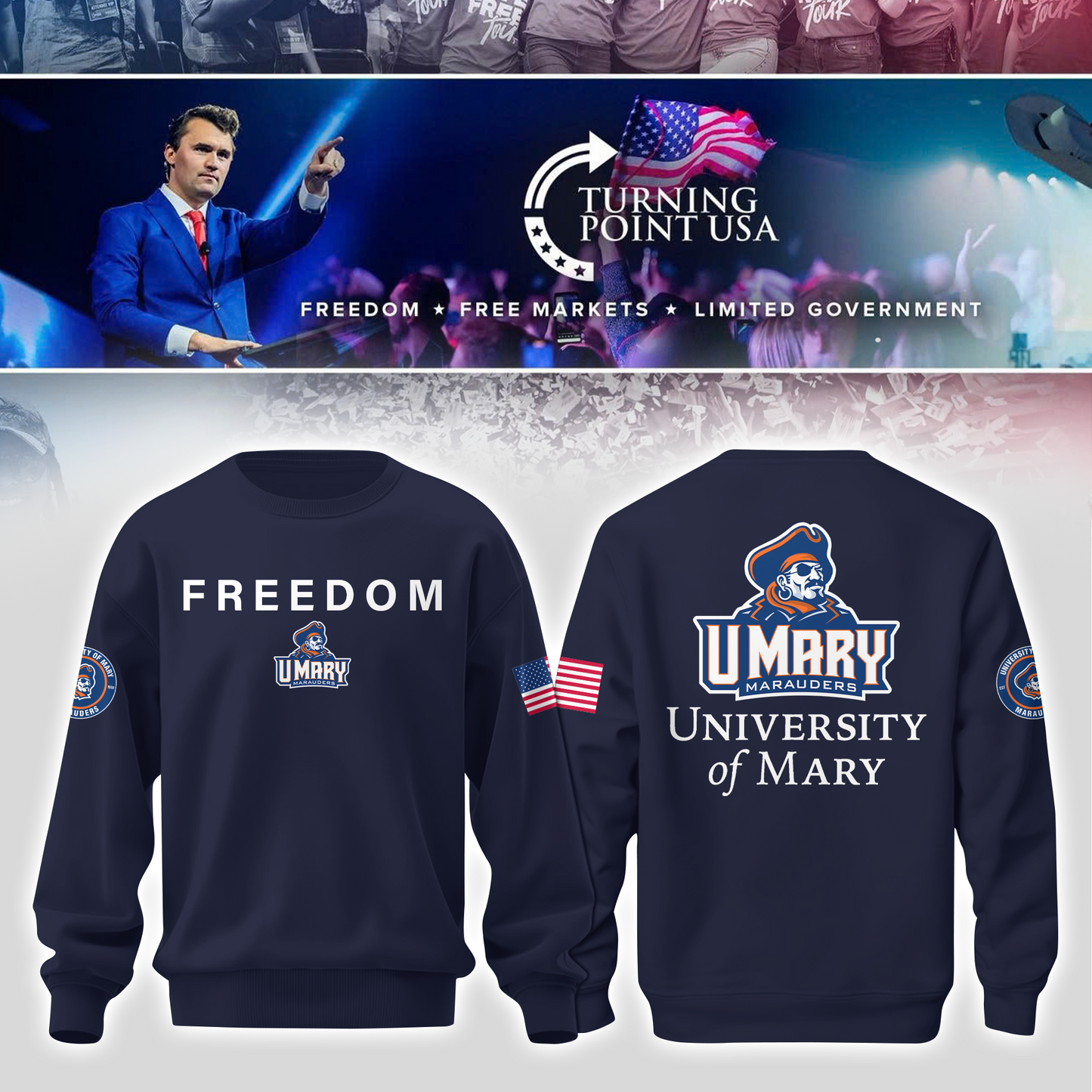 University of Mary Freedom Sweatshirt