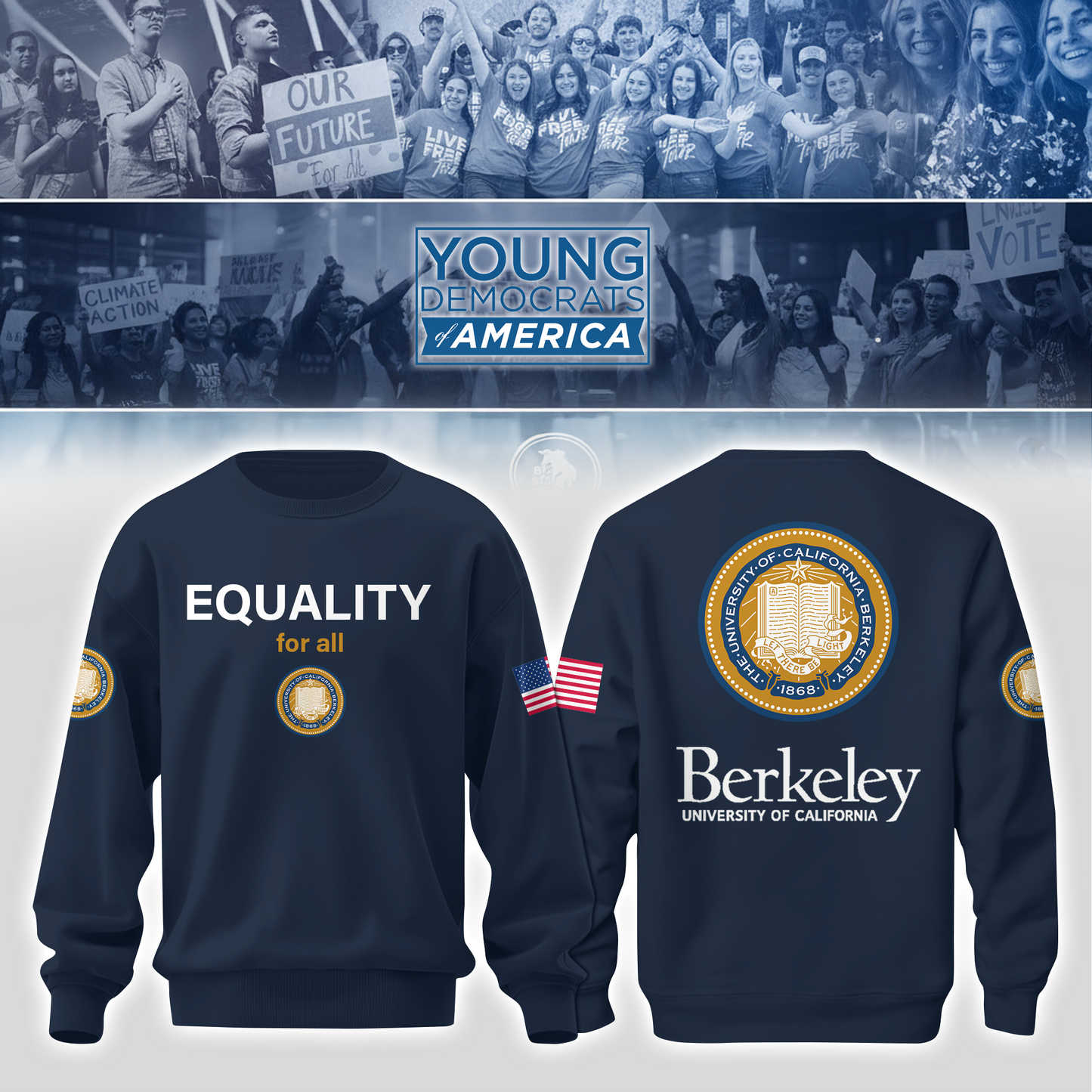 University of California Young Democrats of America Sweatshirt