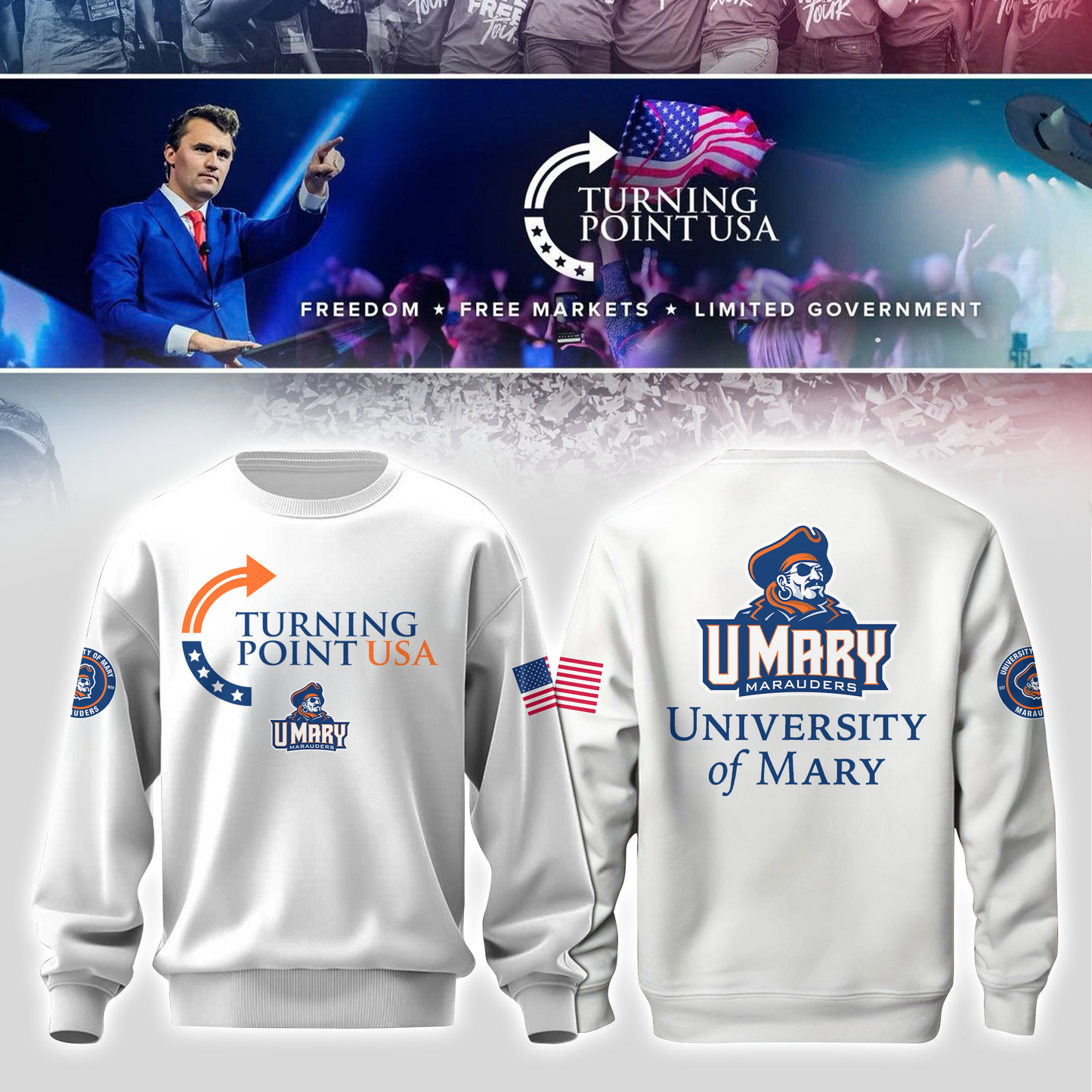 University of Mary Freedom Sweatshirt