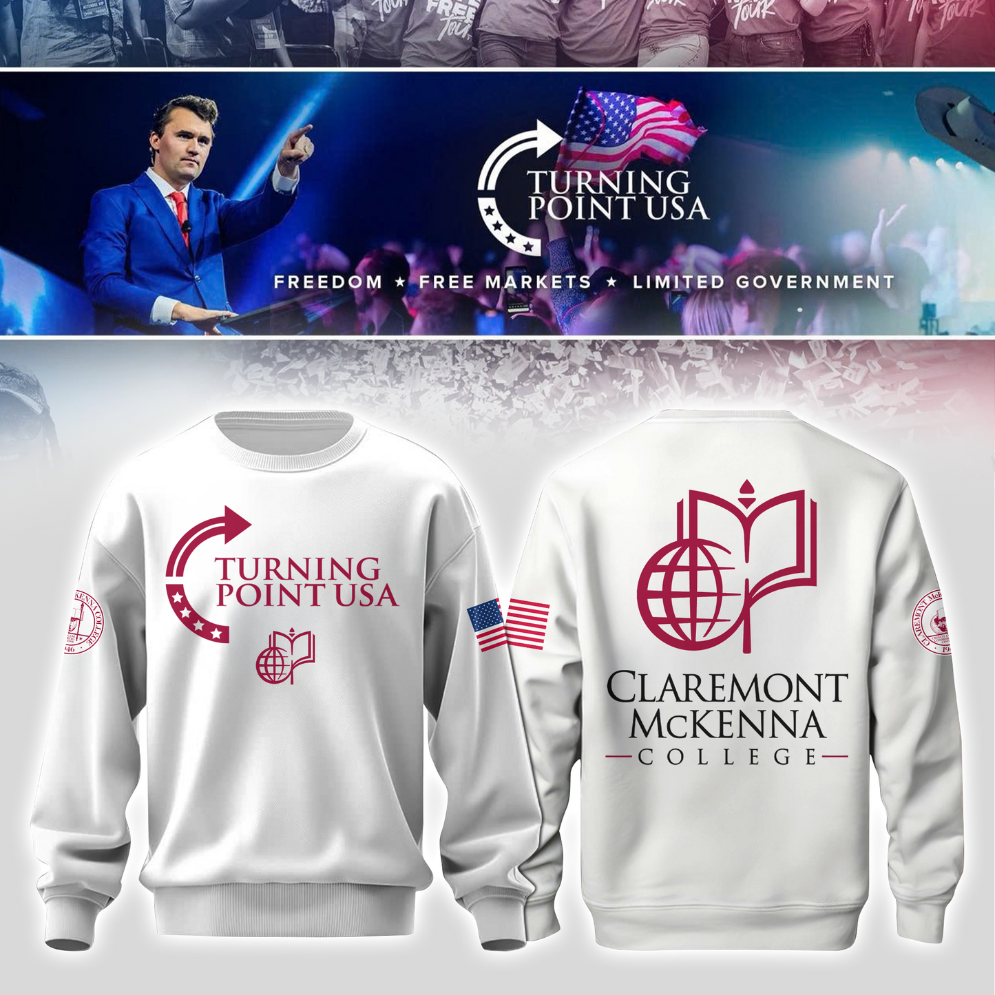 Claremont McKenna College Freedom Sweatshirt