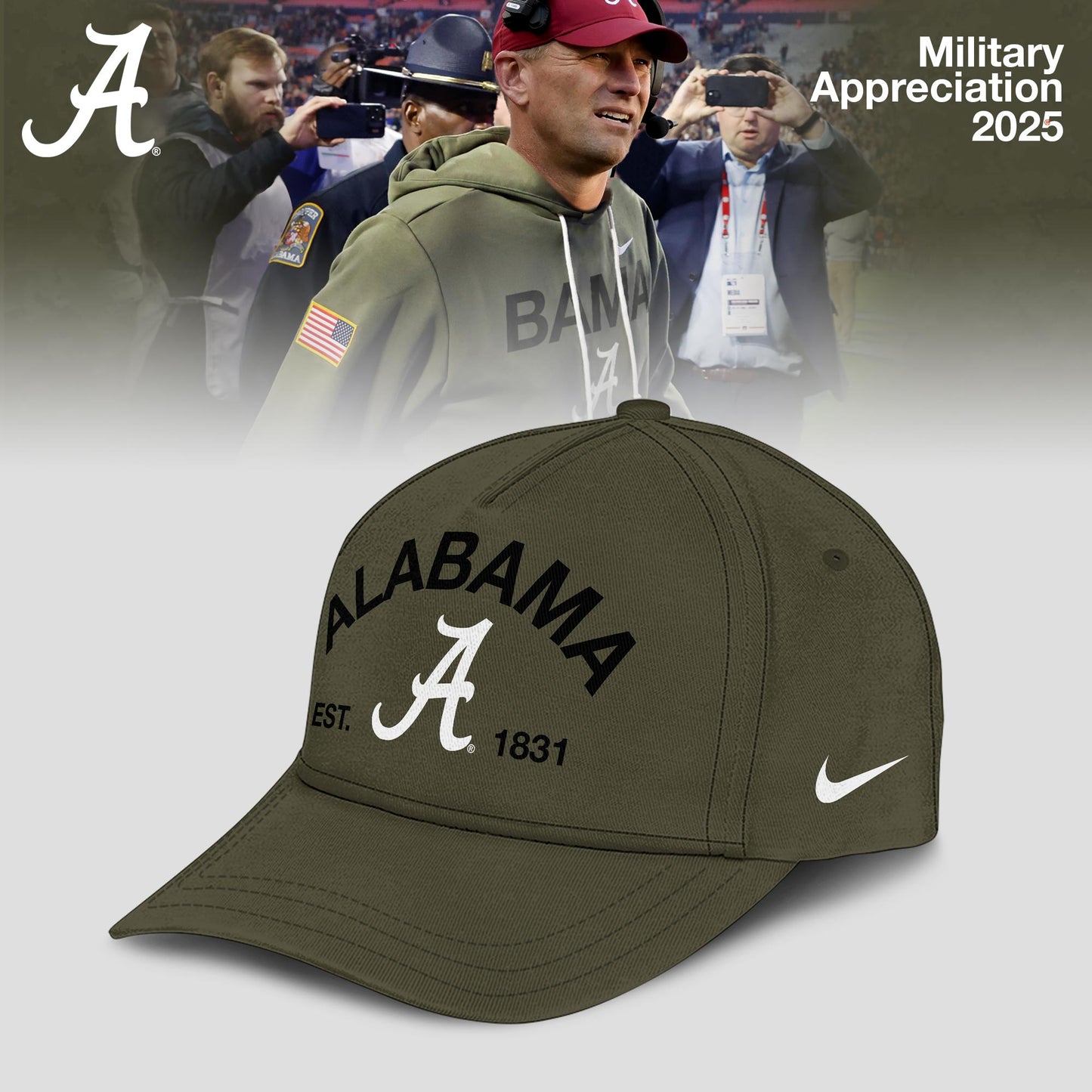 _ Alabama Crimson Tide 2025 Military Appreciation Limited Edition T-shirt