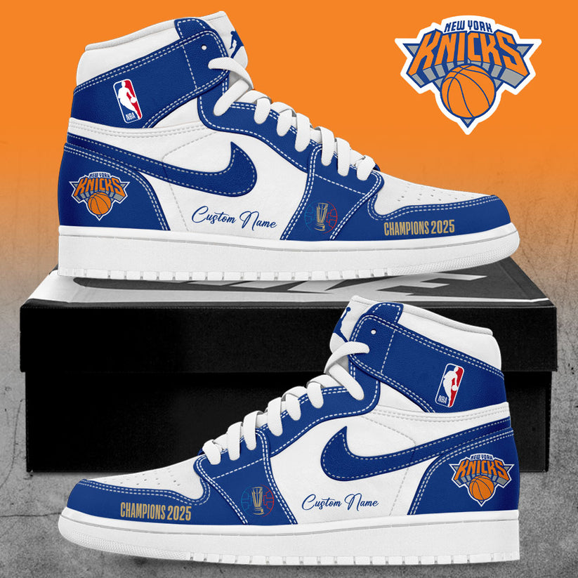 NY Knicks Cup 2025 Champions Custom Name Shoes JD
