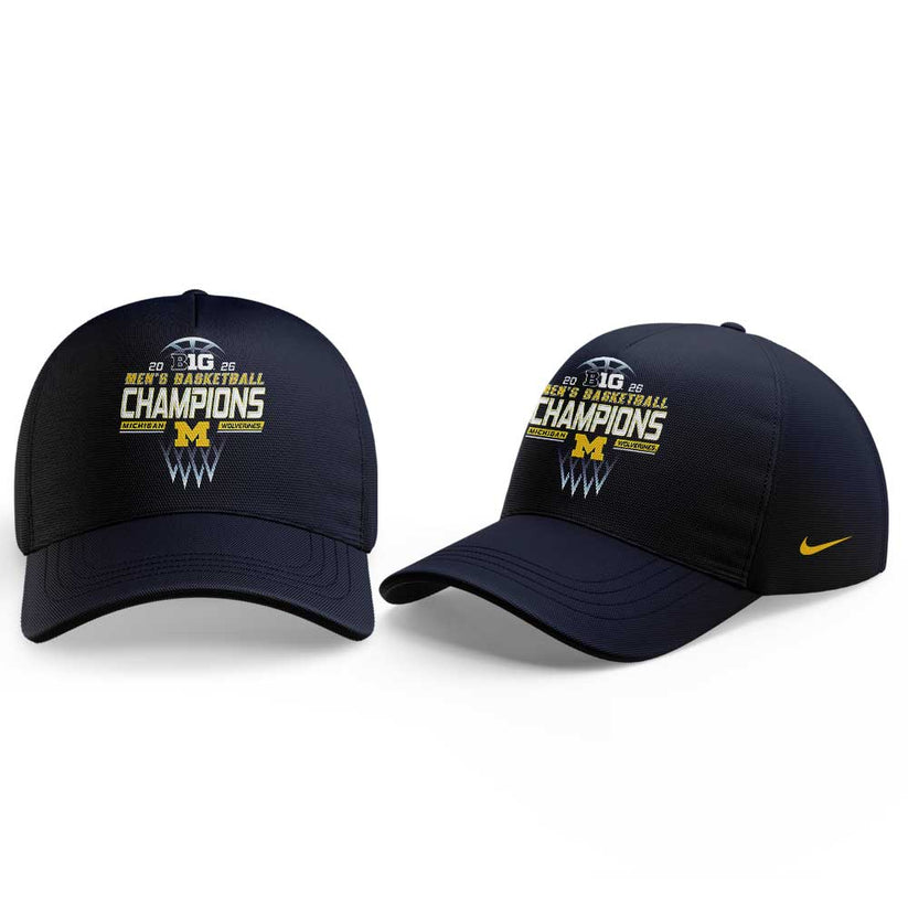 Michigan Men’s Basketball 2026 Big Ten Regular Season Title Zip Hoodie