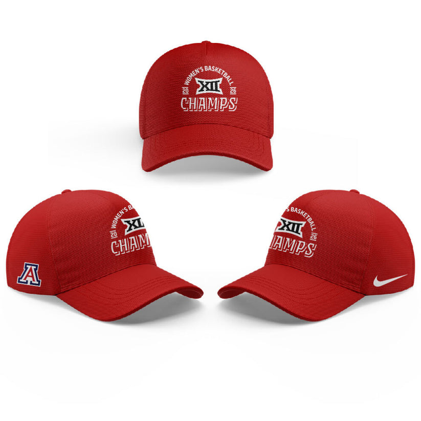 A Wildcats 2026 Big 12 Men’s Basketball Tournament Championship White ZipHoodie