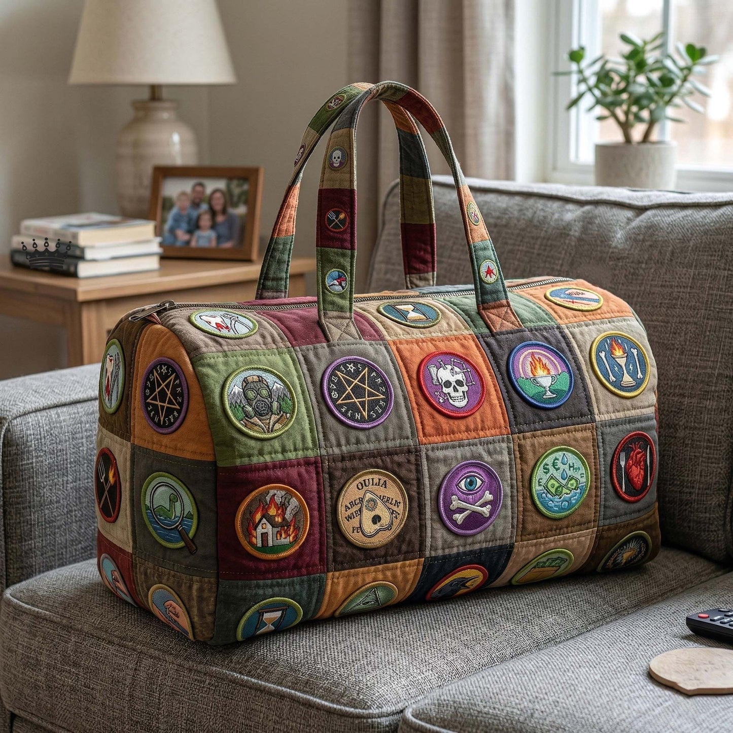 Merit Emblems Quilted Duffle BAG