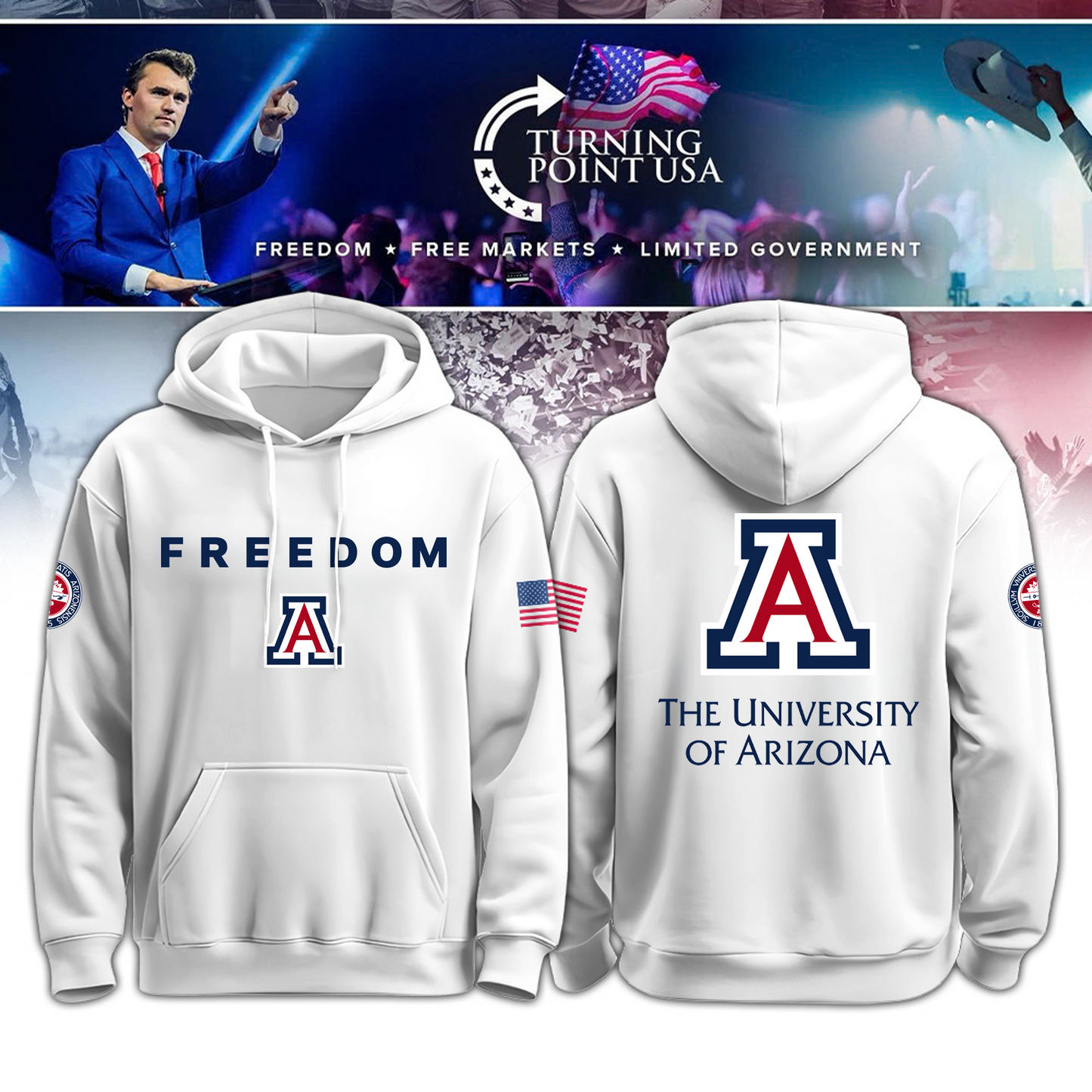 Arizona University Freedom Hoodie