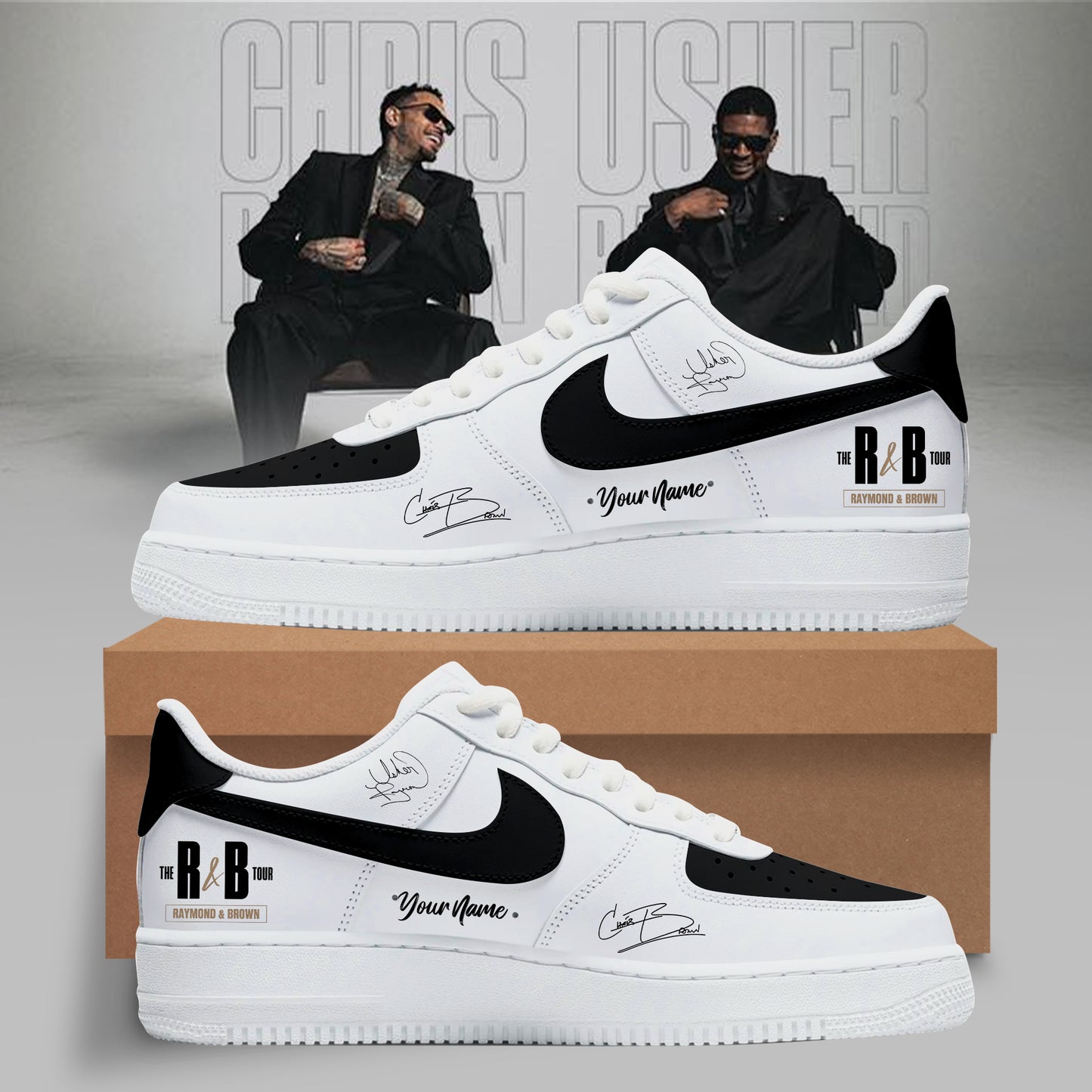 Chris Brown and Usher – The R&B Tour Edition Shoes