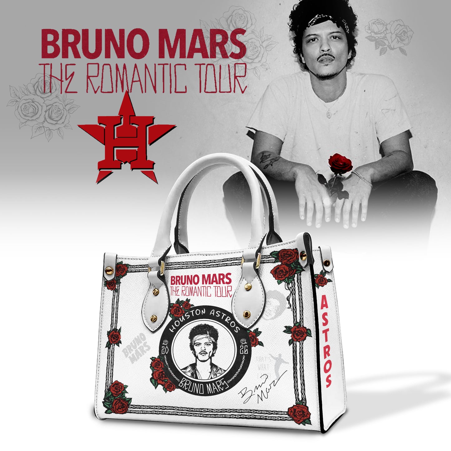 HOU – Detroit Rose Tour 2026 Limited Handbag