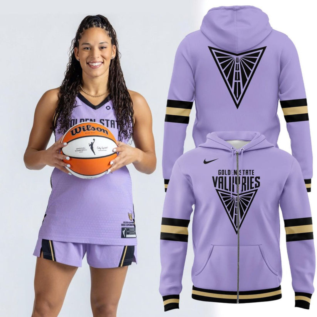 2026 Golden State Valkyries Violet and Heroine Edition ZipHoodie