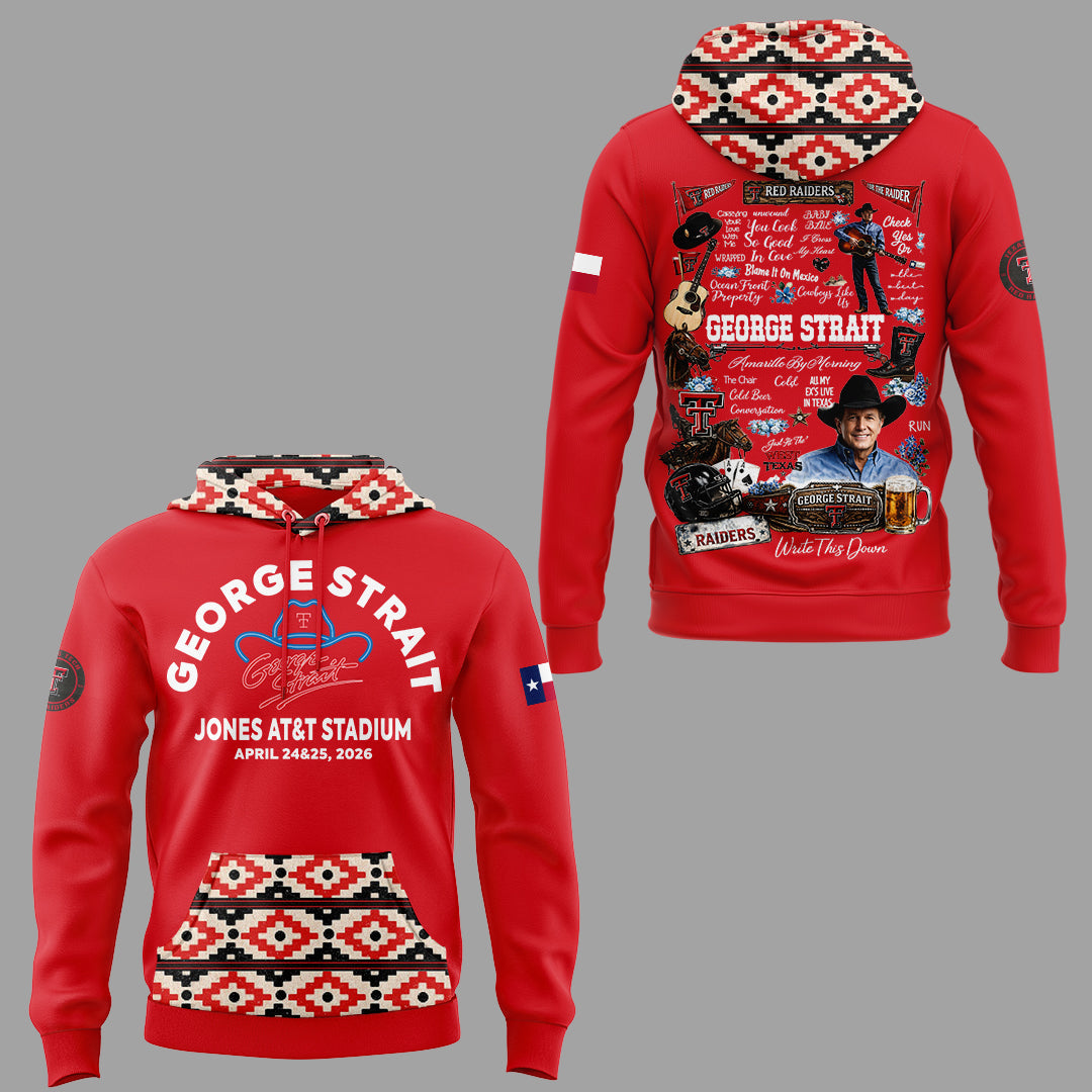 G.Strait 2026 “One Last Ride” tour at Lubbock’s Jones AT&T Stadium 🤠🎸⚔️ Hoodie