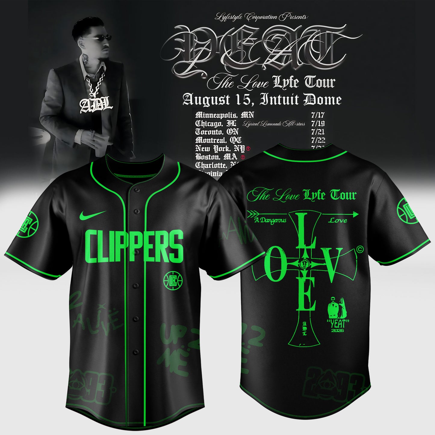 YEAT LOVE COLLECTION – 2026 TOUR MERCH