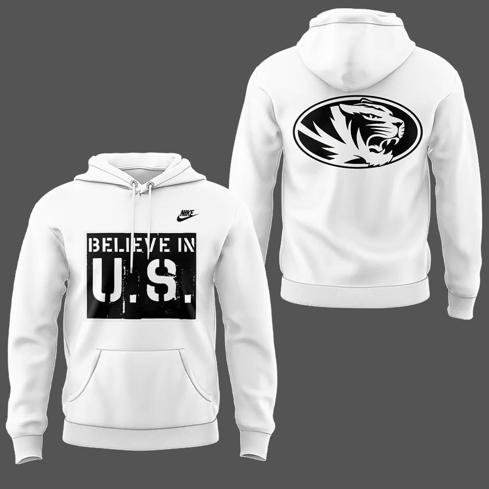Limited Edition Mizzou Football Believe In U.S. Hoodie-LL2509211027