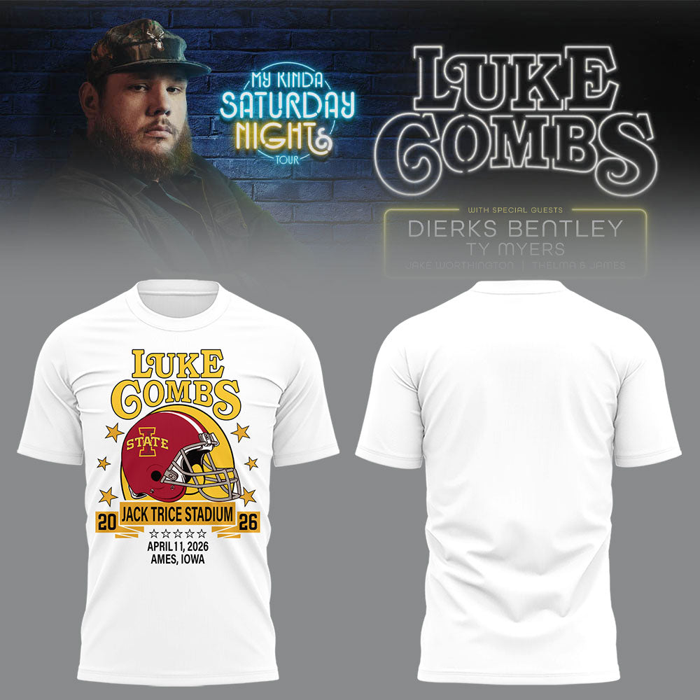 Limited Edition “My Kinda Saturday Night Tour” at Jack Trice Stadium Tshirt-LL260409009