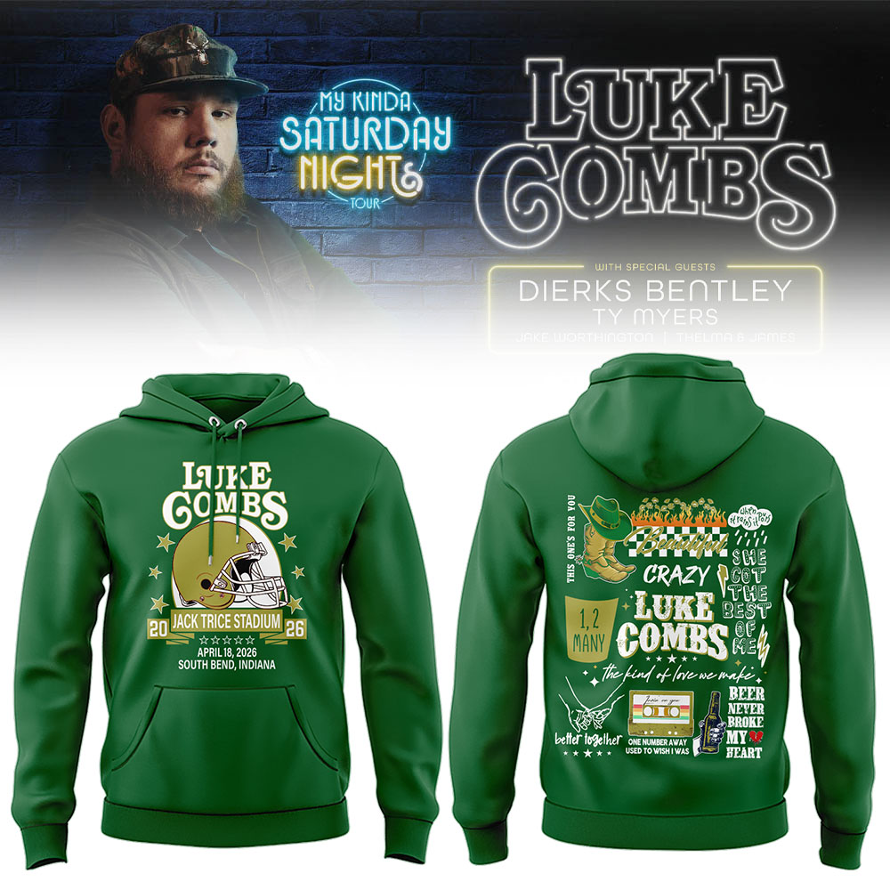 Limited Edition “My Kinda Saturday Night Tour” at Notre Dame Stadium Hoodie-LL2604160033
