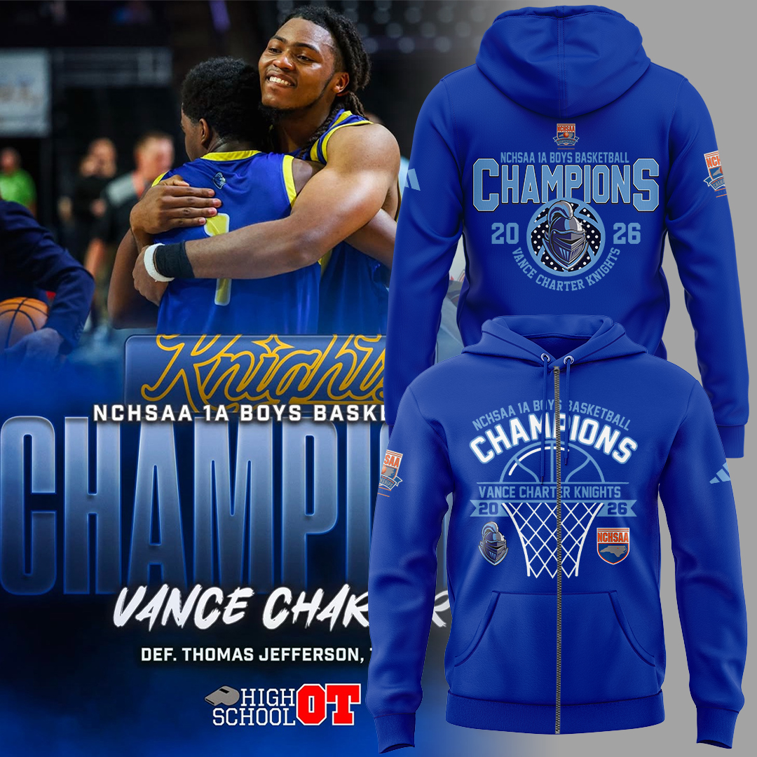 Limited Edition 1A Boys Basketball Champions 🏀🏆 Zip Hoodie