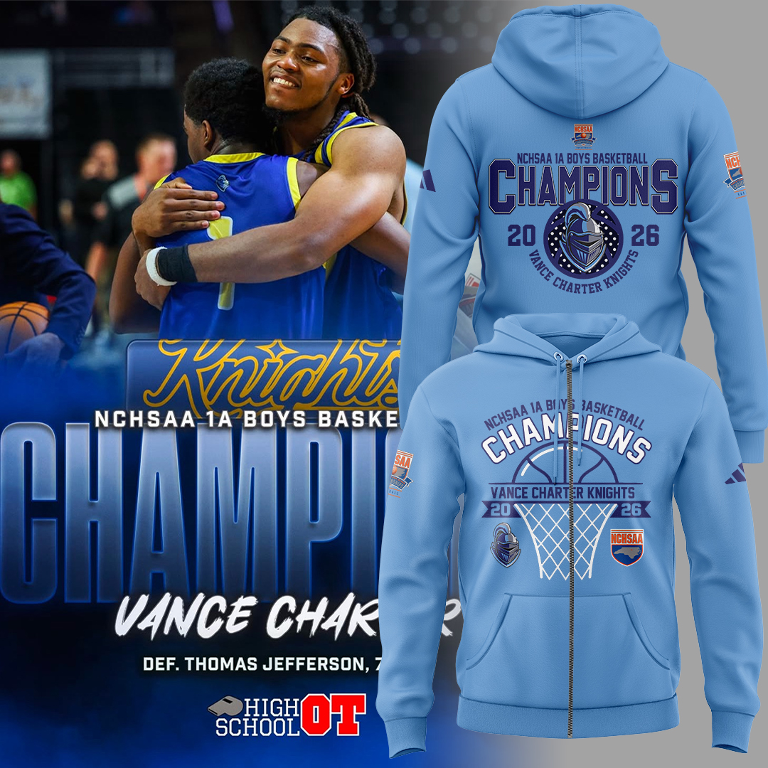 Limited Edition 1A Boys Basketball Champions 🏀🏆 Zip Hoodie