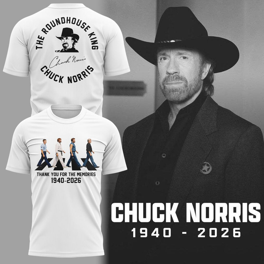 REST IN PEACE 🖤🕊️ Chuck Norris TShirt
