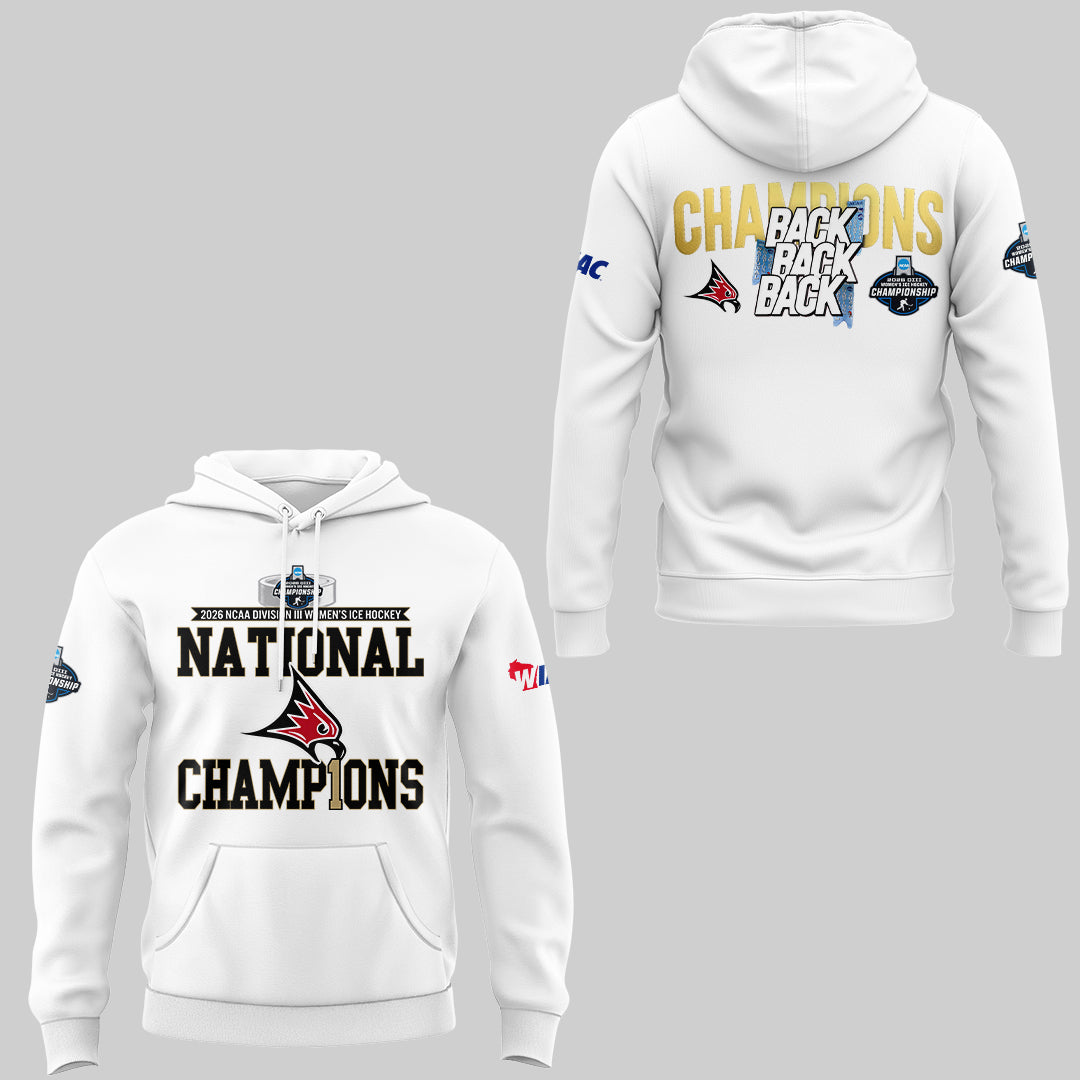 Limited Edition D3 Women’s Ice Hockey National Champions 🏆🏒 Hoodie-ND03302611
