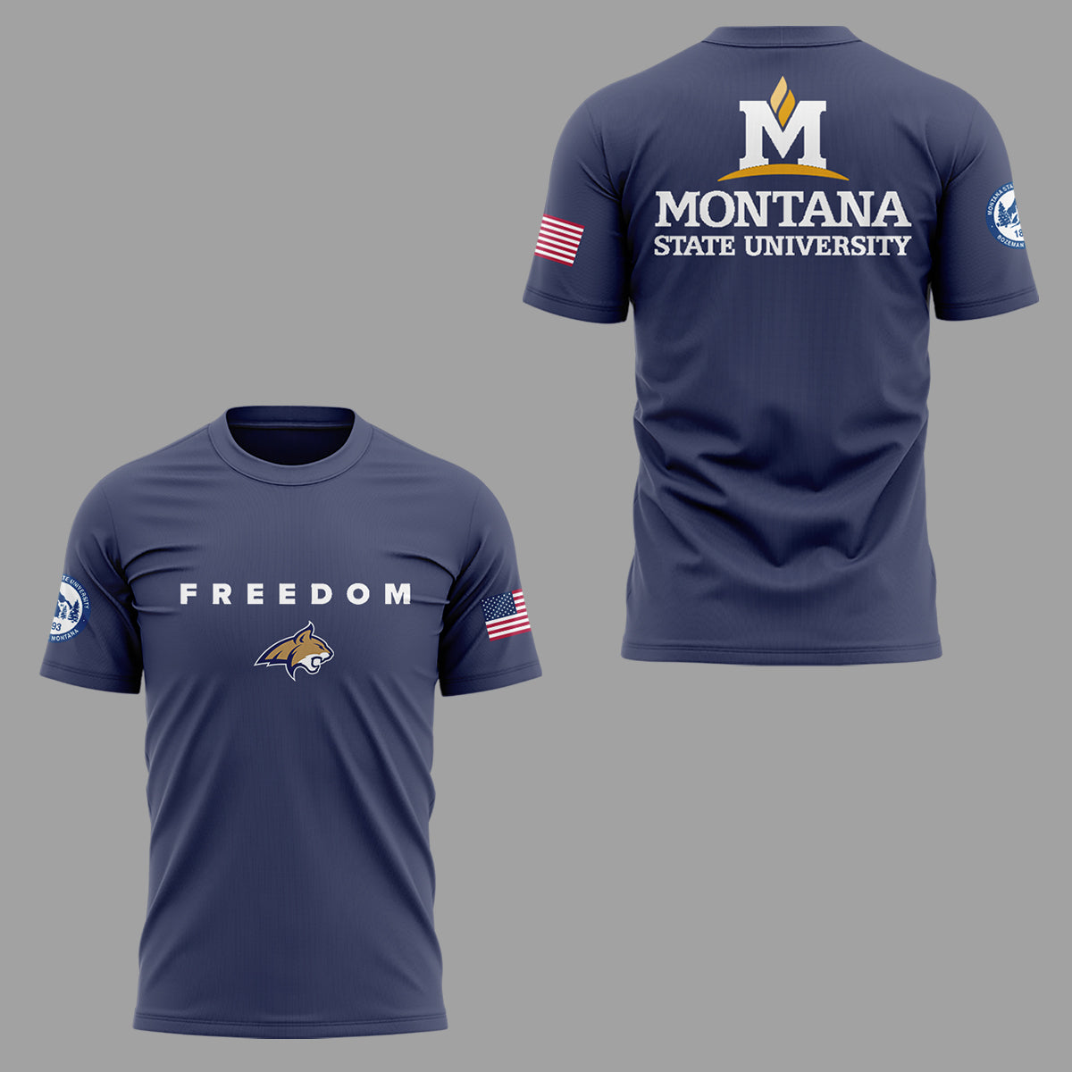 Limited Edition Montana State x Turning Point USA 2025 TShirt | YC83