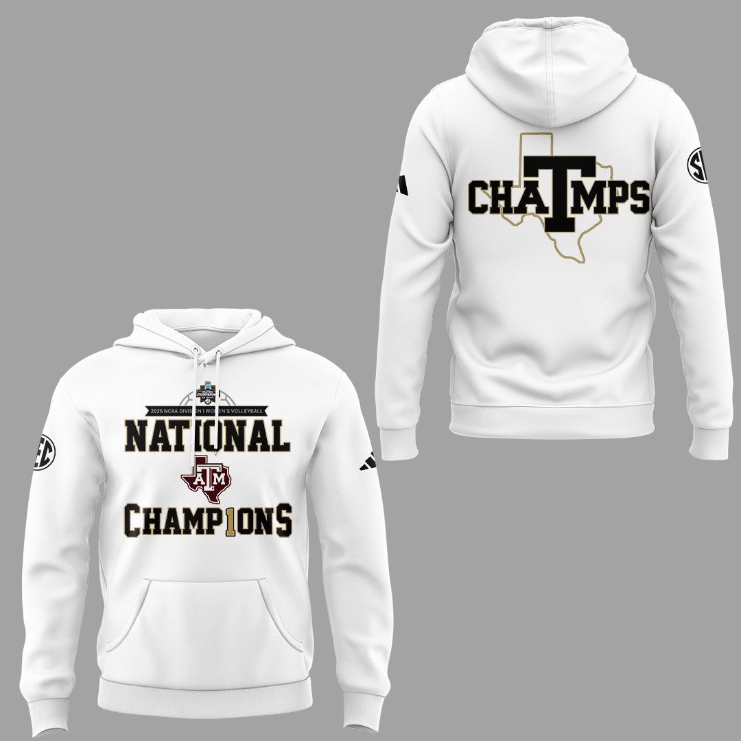 Limited Edition A&M Volleyball National Champions Hoodie-ND12222501