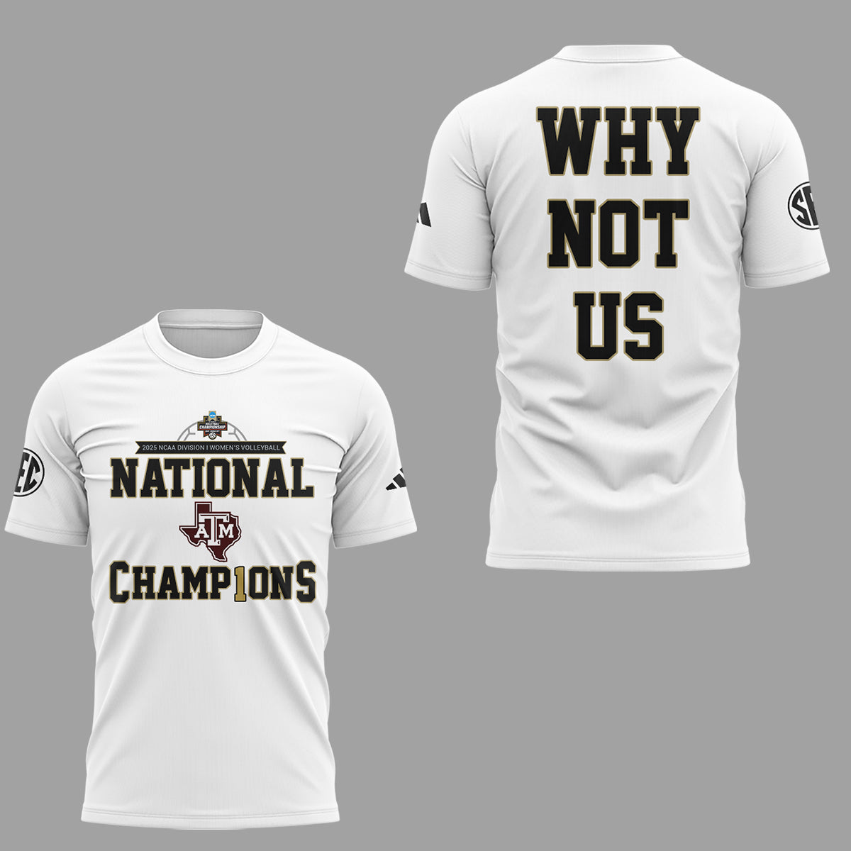 Limited Edition A&M Volleyball National Champions TShirt -ND12222508