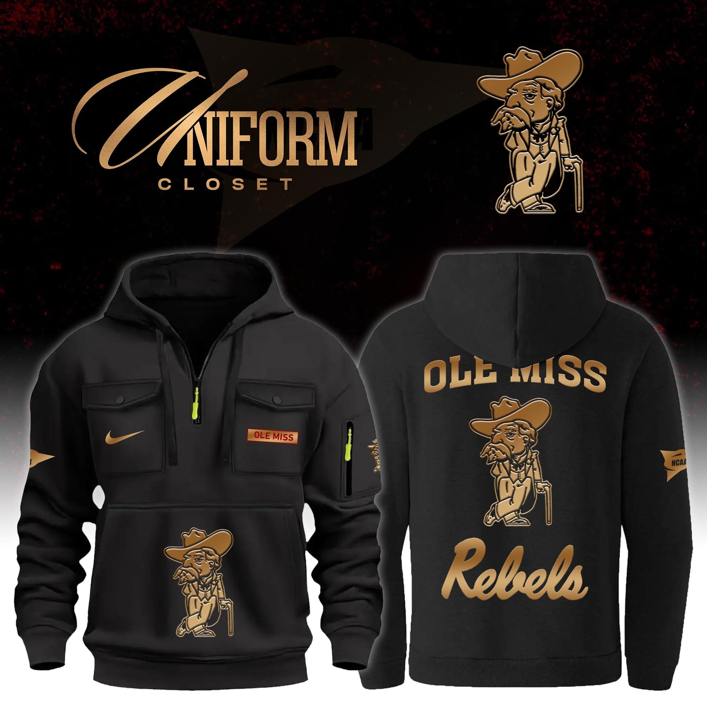 OM Football Multi Pocket Hoodie Unisex Limited Edition