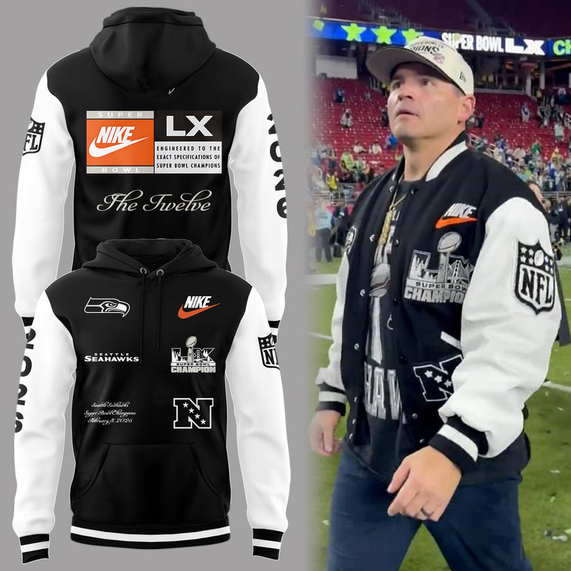Limited Edition Seattle Seahawks Super Bowl LX Champions Hoodie