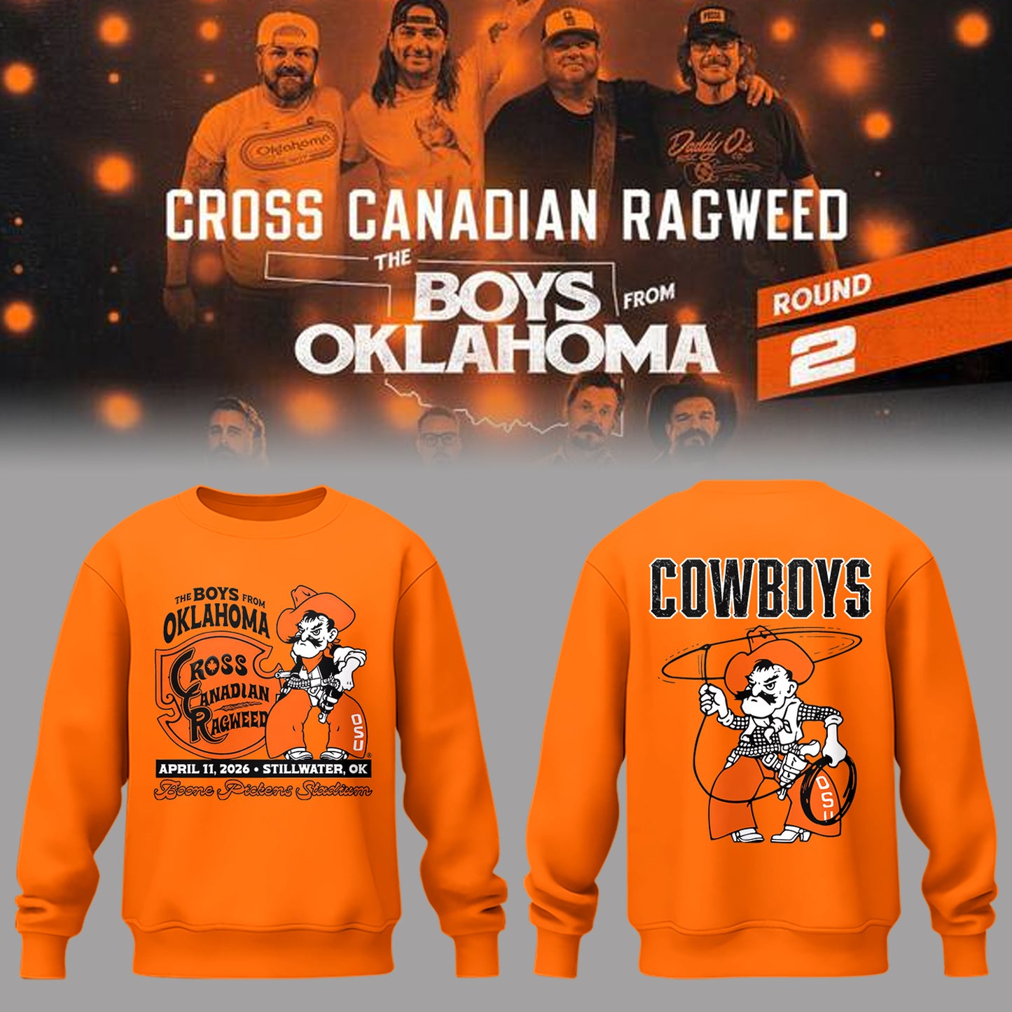 Limited Edition The Boys From Oklahoma 2026 (Round 2) Sweatshirt-PA041526034